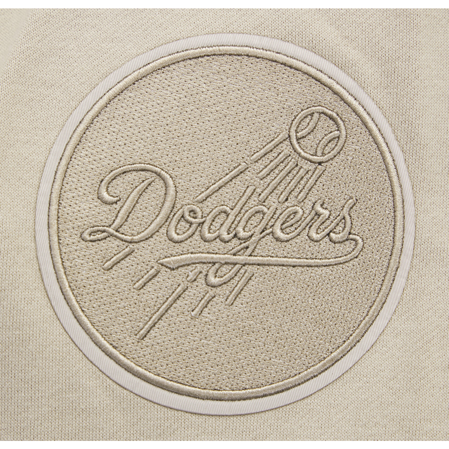 Pro Standard Dodgers Pullover Hoodie - Men's - Taupe