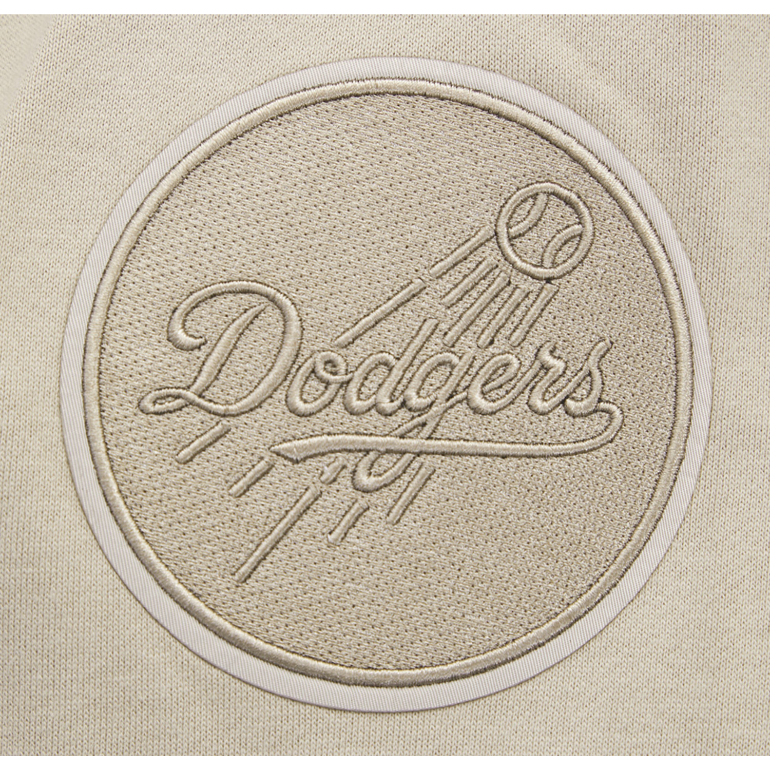 Pro Standard Dodgers Pullover Hoodie - Men's - Taupe