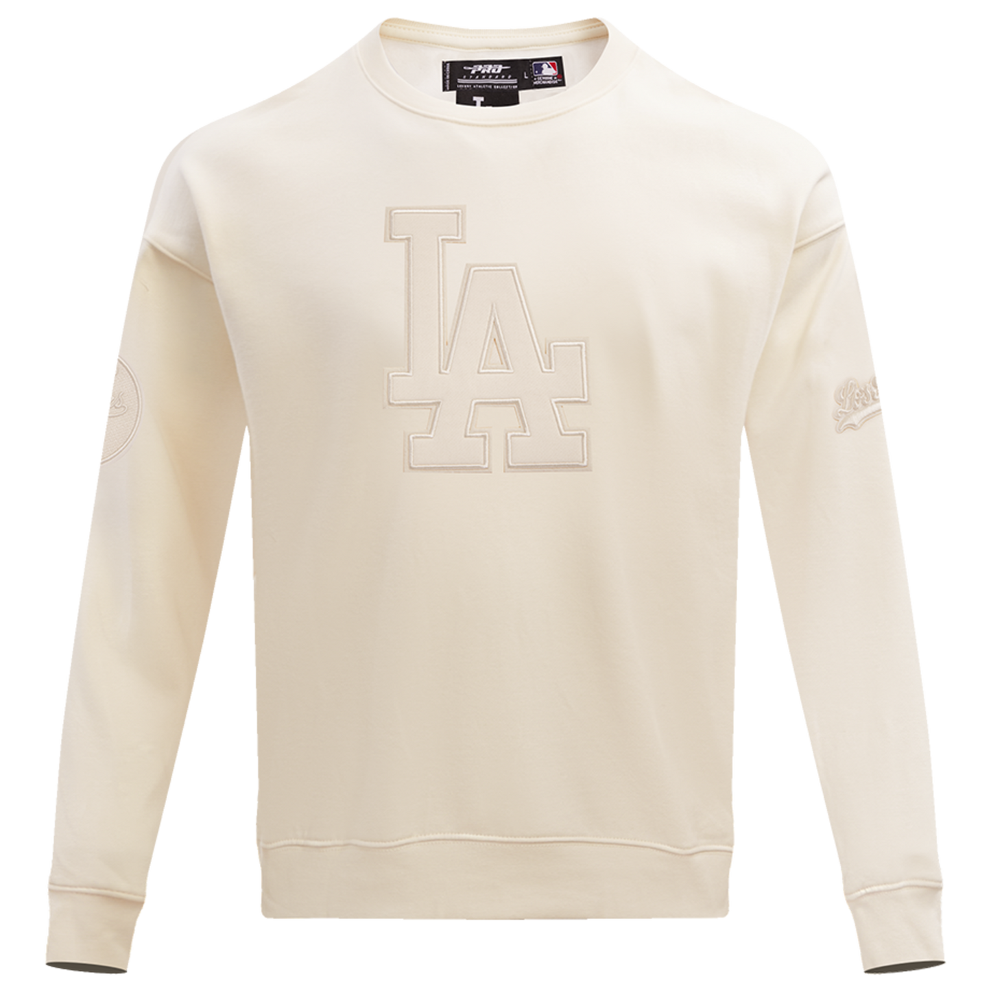 Pro Standard LOS ANGELES DODGERS SWEATSHIRT - Men's - Eggshell