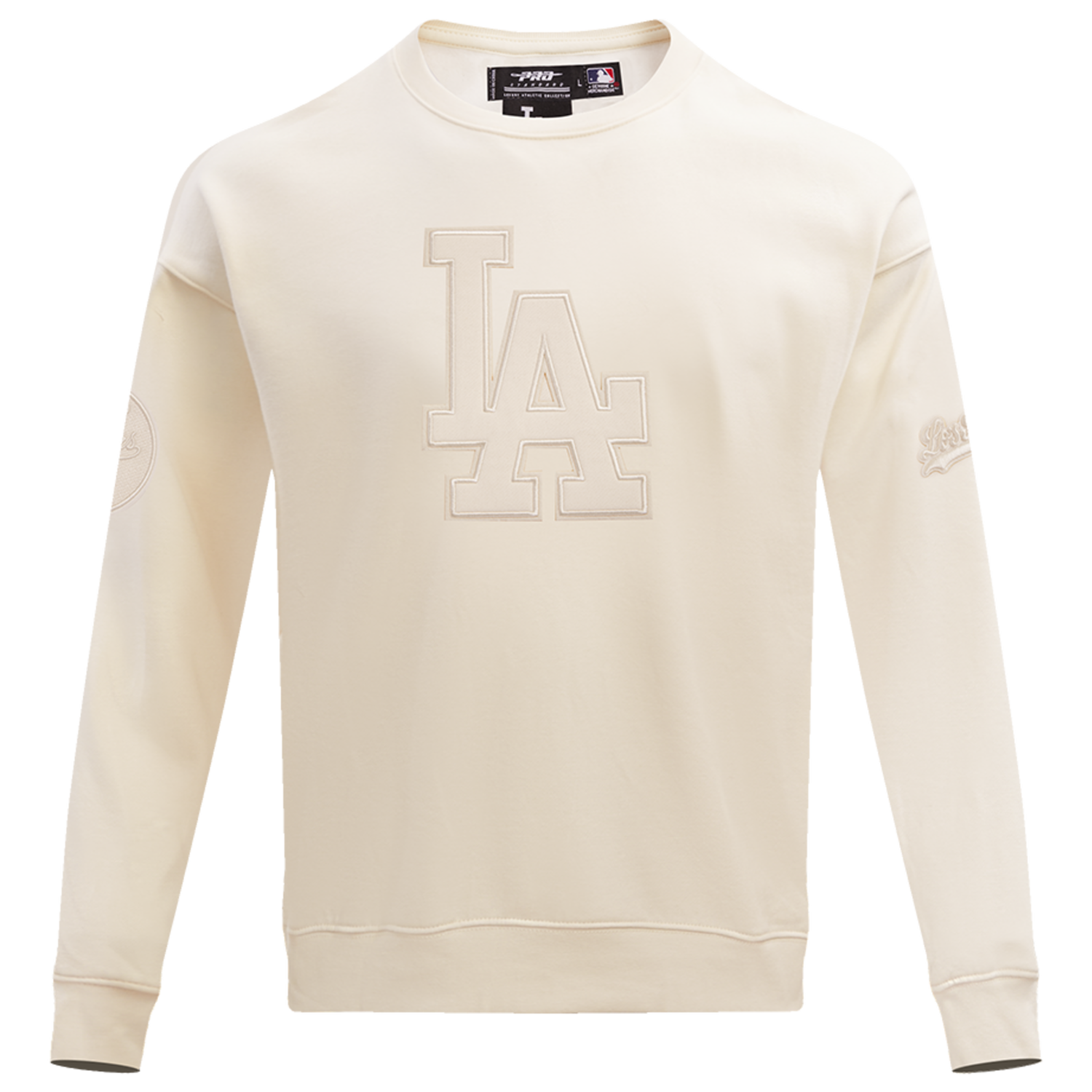 Pro Standard LOS ANGELES DODGERS SWEATSHIRT - Men's - Eggshell
