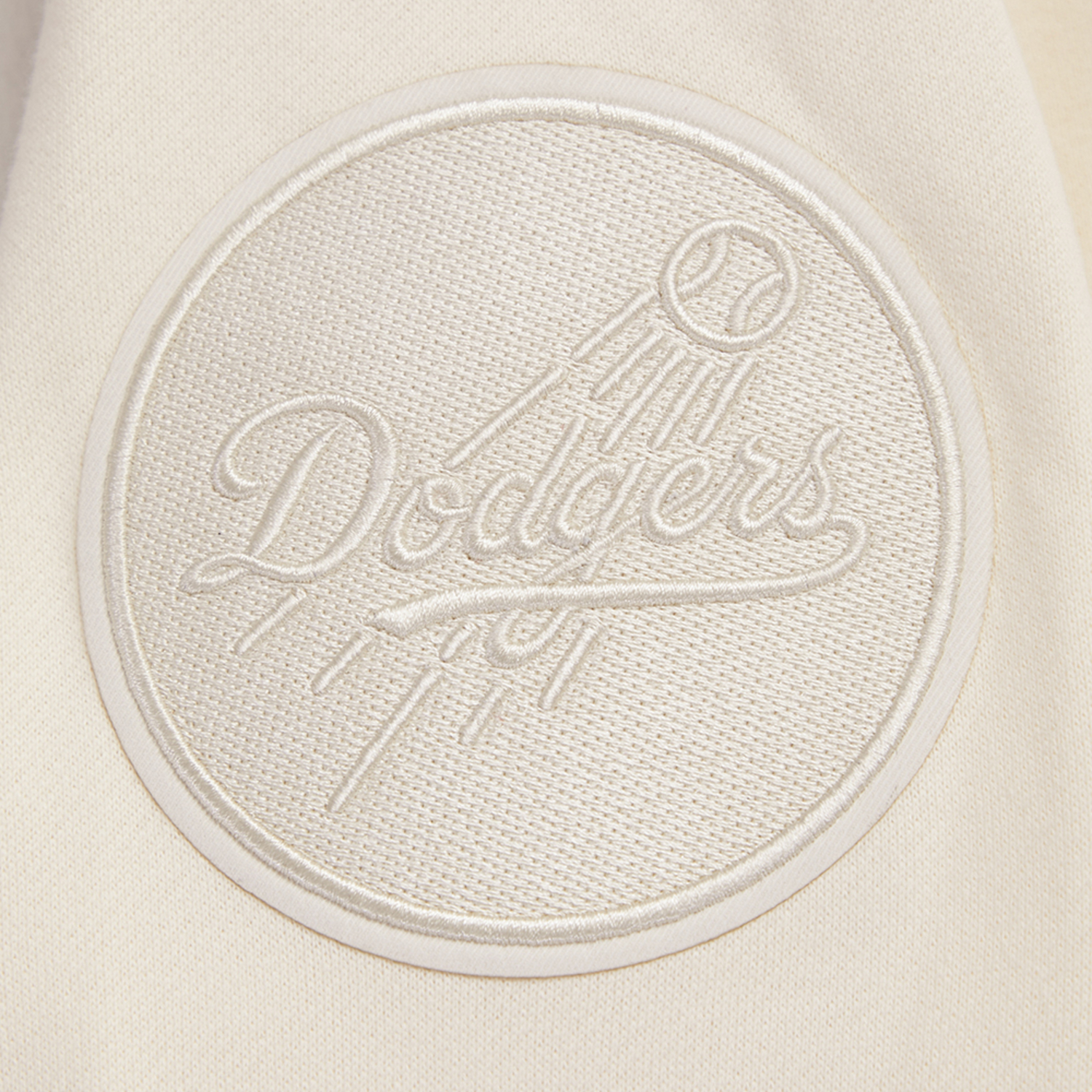 Pro Standard LOS ANGELES DODGERS SWEATSHIRT - Men's - Eggshell