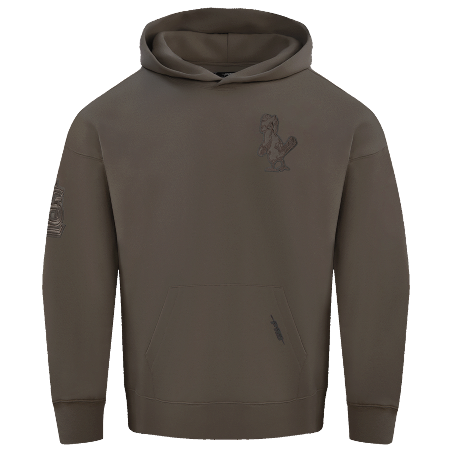 Pro Standard Cardinals Pullover Hoodie - Men's - Dark Taupe
