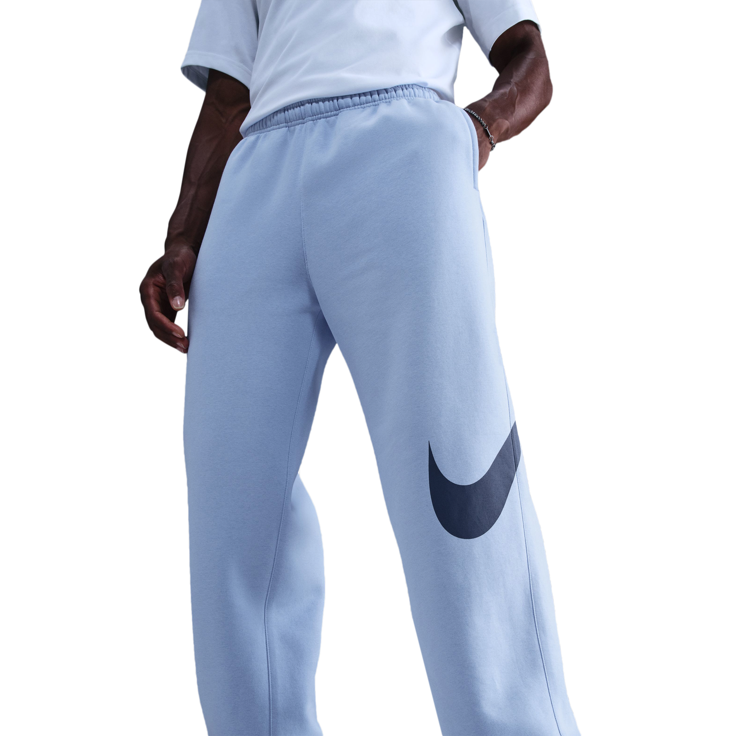 Nike Club BB Bungee Pants Performance Graphic - Men's - Navy/Carolina