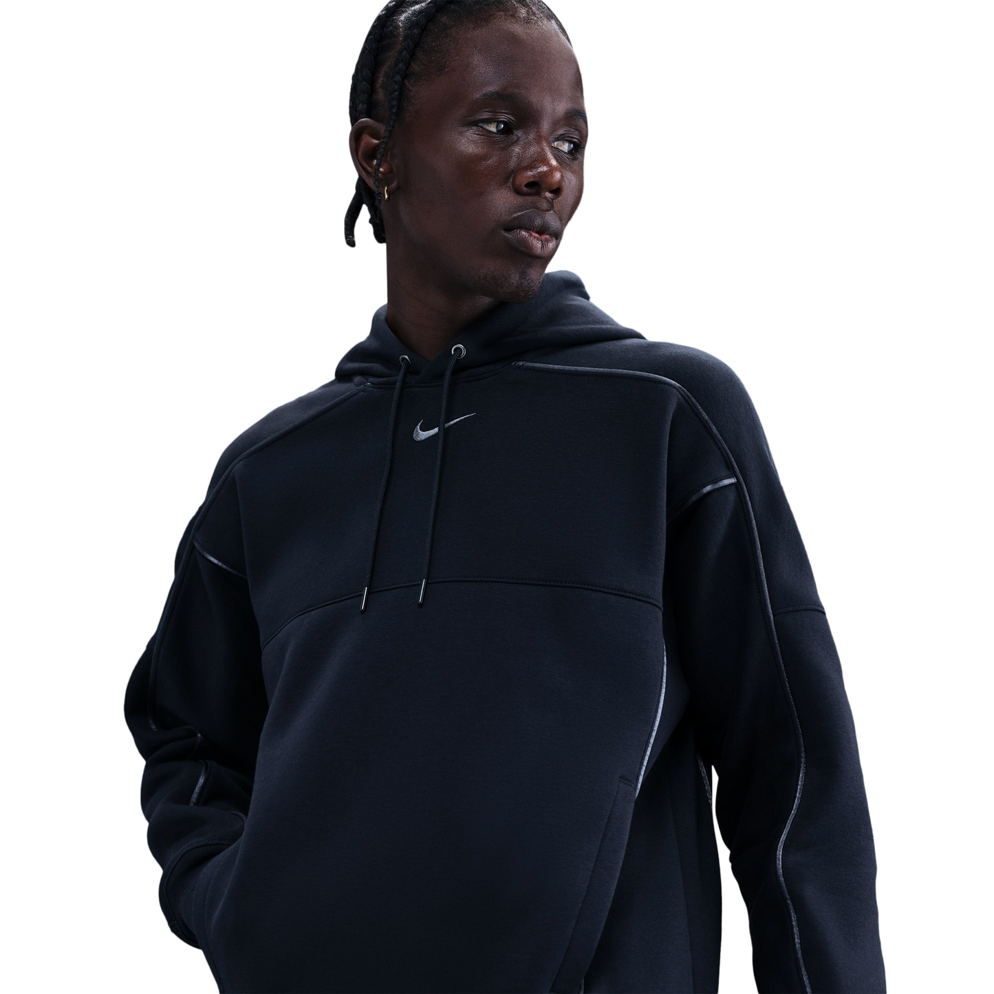Nike NSW Pullover Hood  Performance Graphic - Men's - Navy/Navy