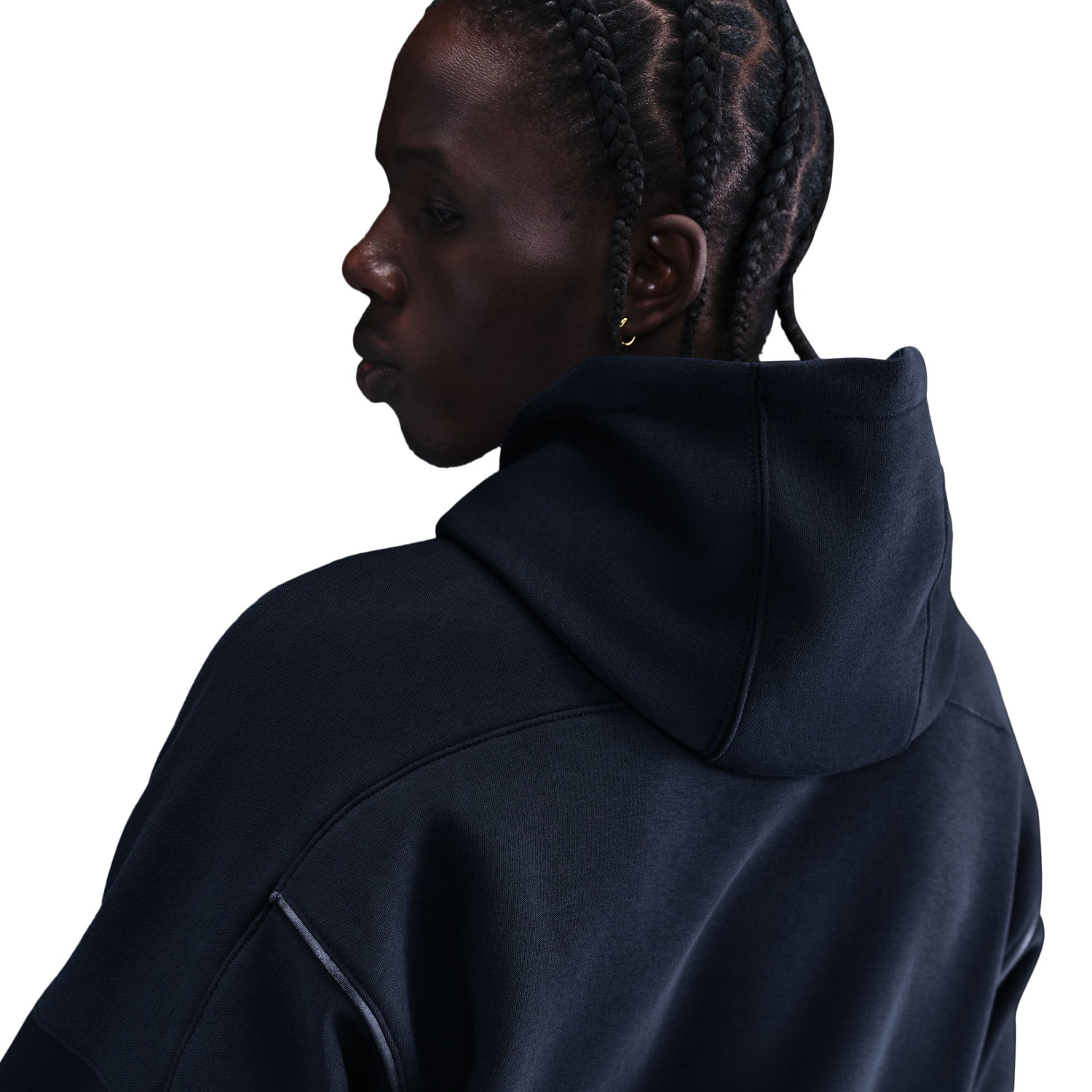 Nike NSW Pullover Hood  Performance Graphic - Men's - Navy/Navy