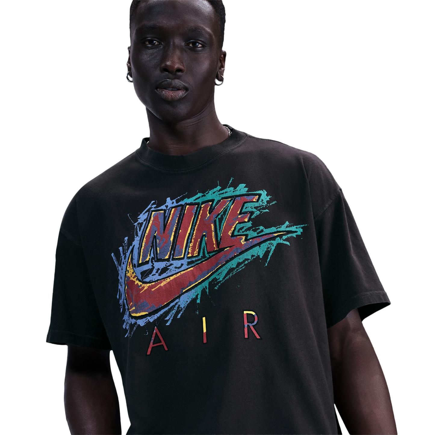 Nike NSW Max 90 DNAR Short Sleeve T-Shirt - Men's - Black/Multi