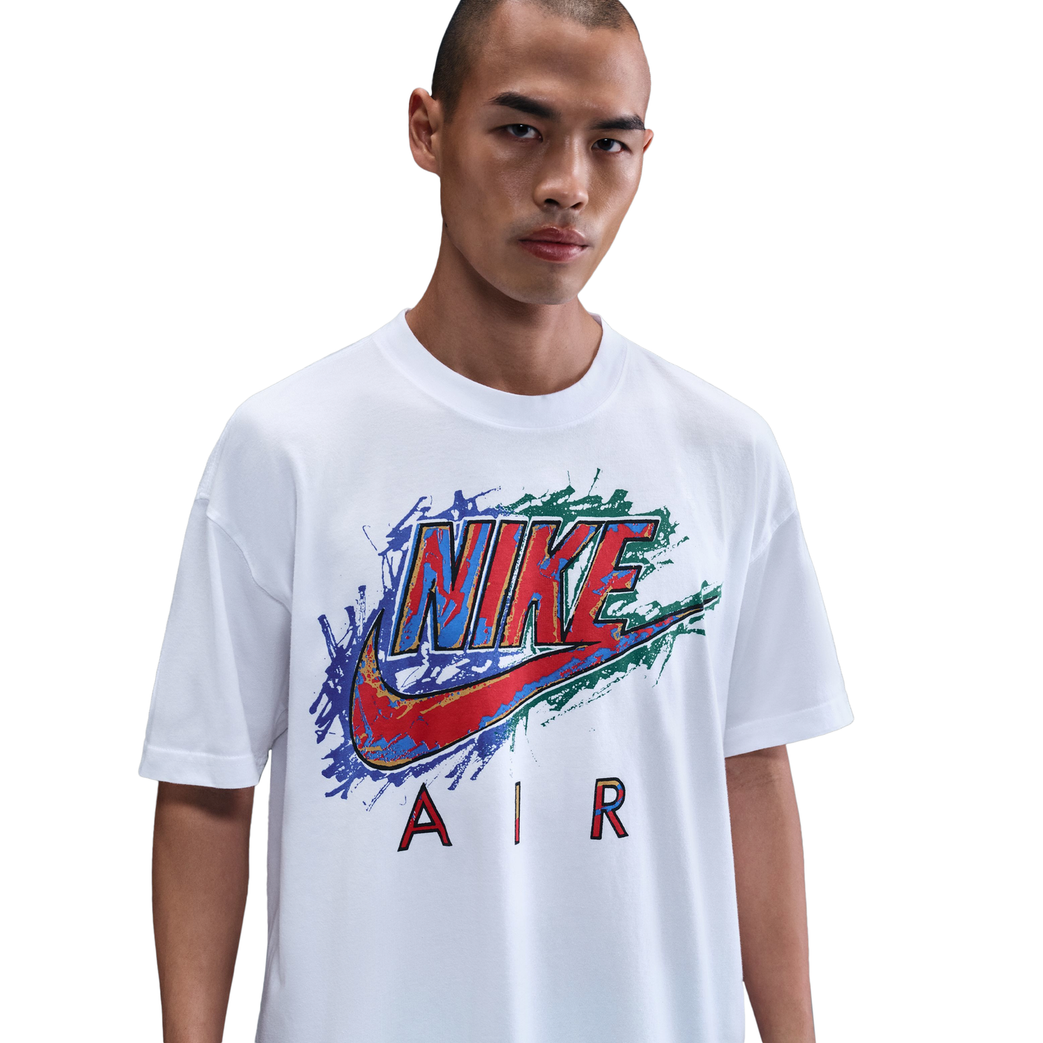 Nike NSW Max 90 DNAR Short Sleeve T-Shirt - Men's - White/Black