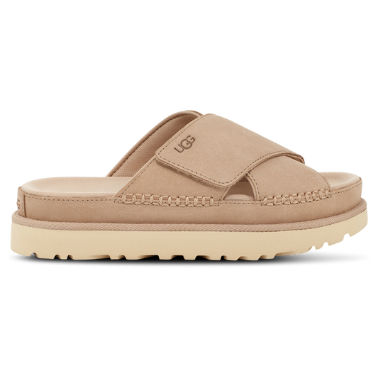 UGG Goldenstar  Cross Slide - Women's - Driftwood