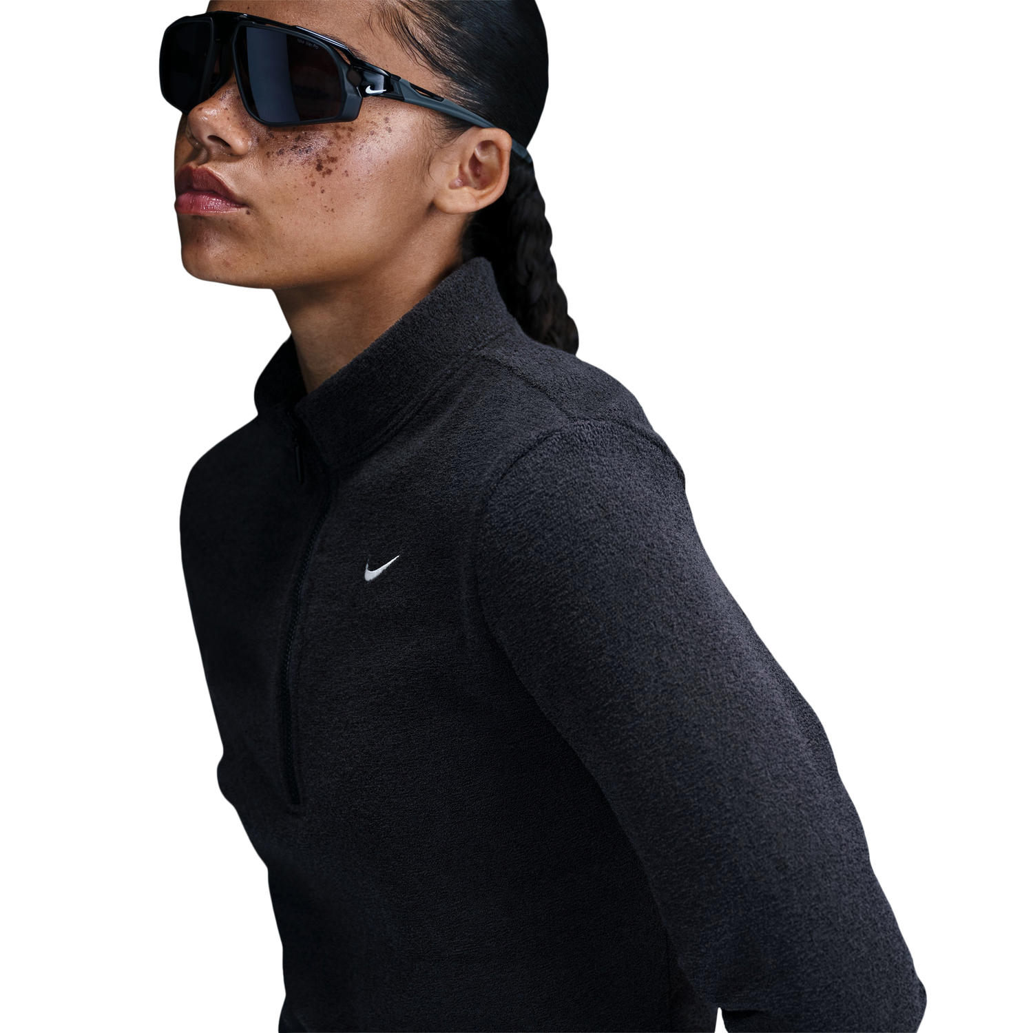 Nike NSW Phoenix Plush Long Sleeve T-Shirt - Women's - Black/Black