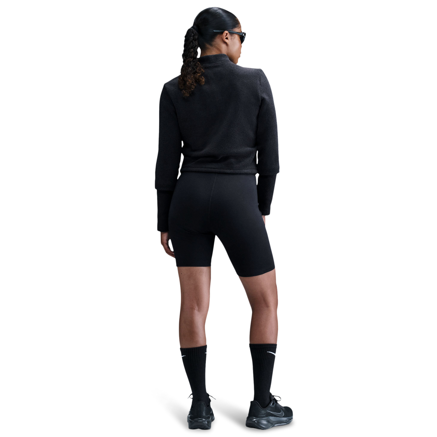 Nike NSW Phoenix Plush Long Sleeve T-Shirt - Women's - Black/Black