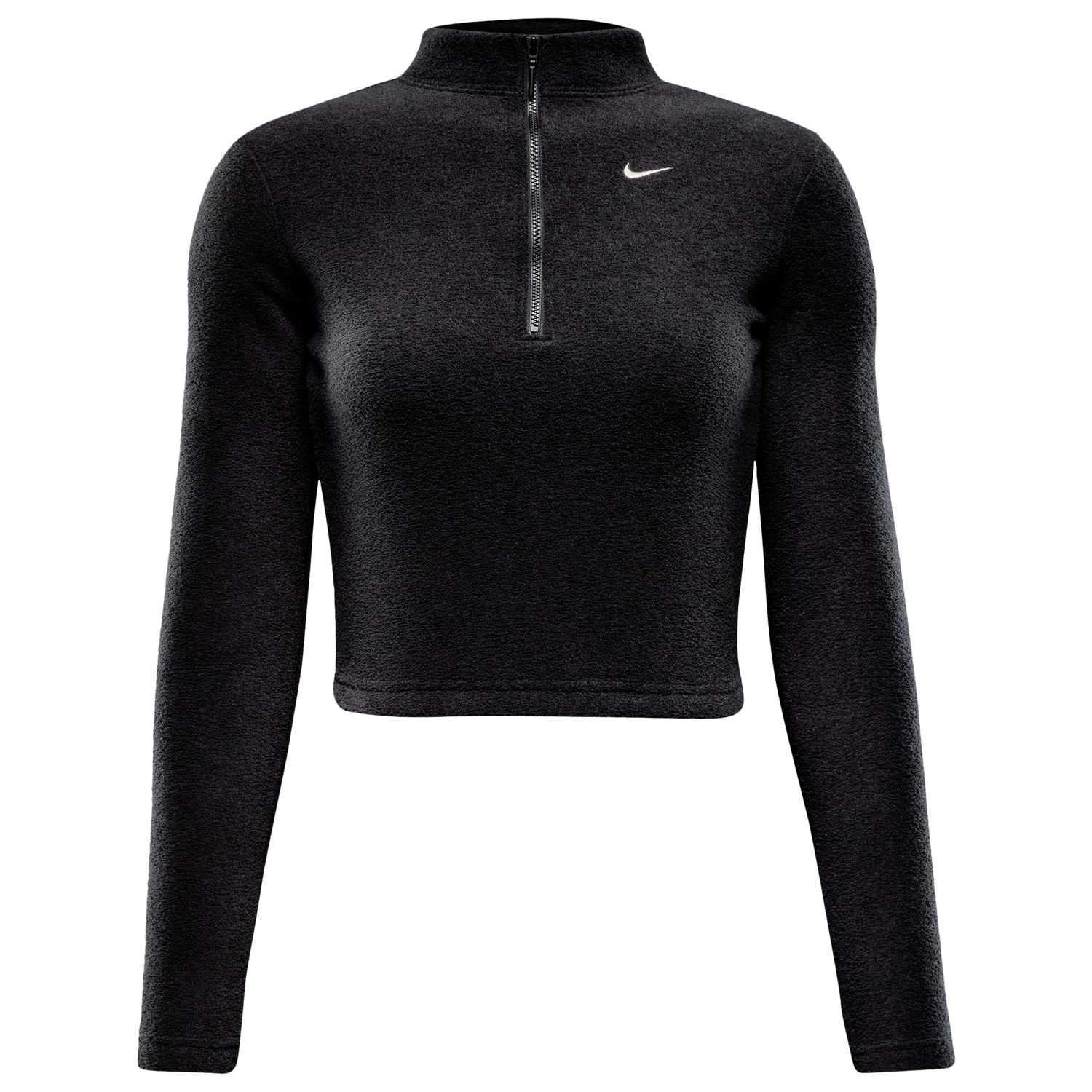 Nike NSW Phoenix Plush Long Sleeve T-Shirt - Women's - Black/Black