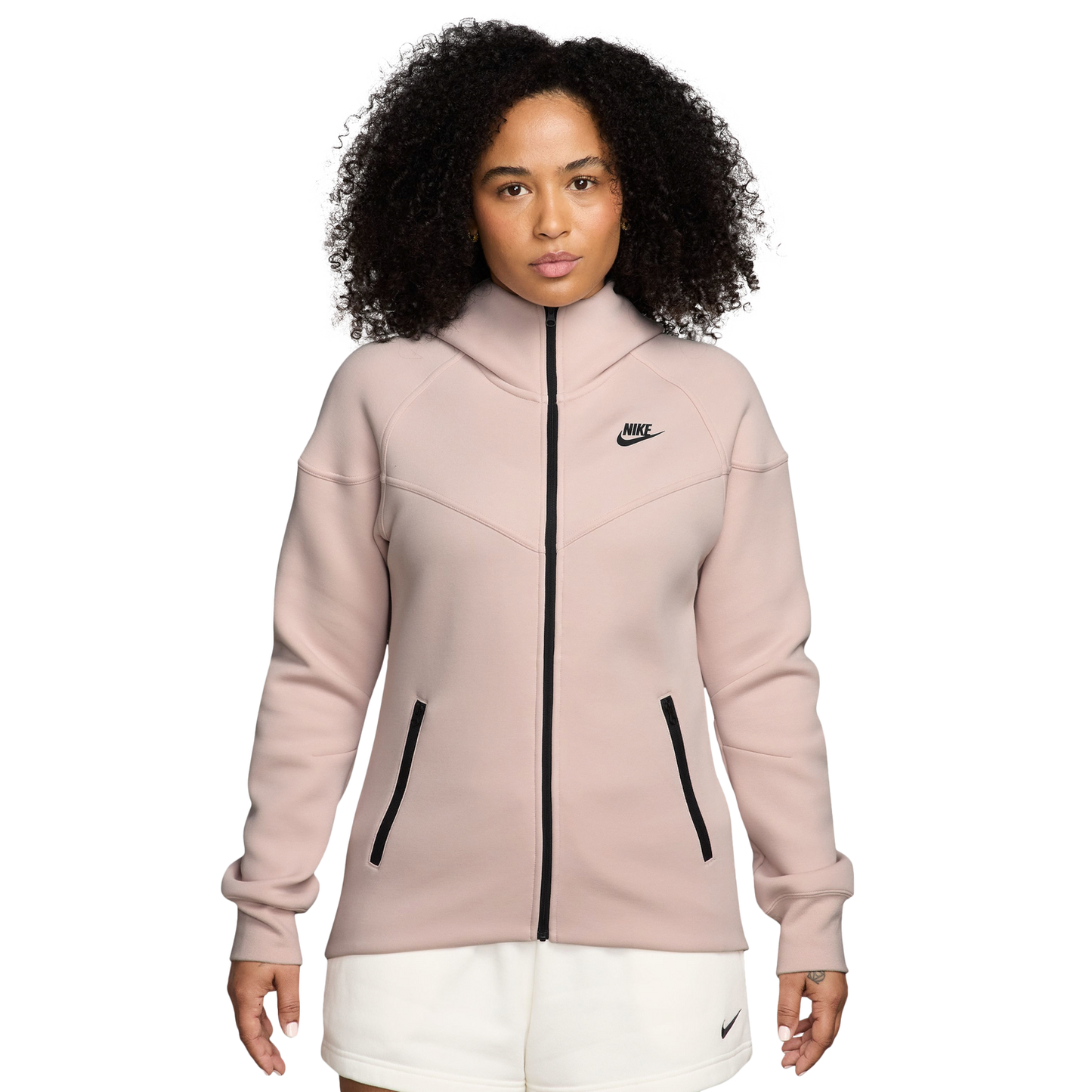 Nike NSW Tech Fleece WR Full-Zip Hoodie - Women's - Pink/Black