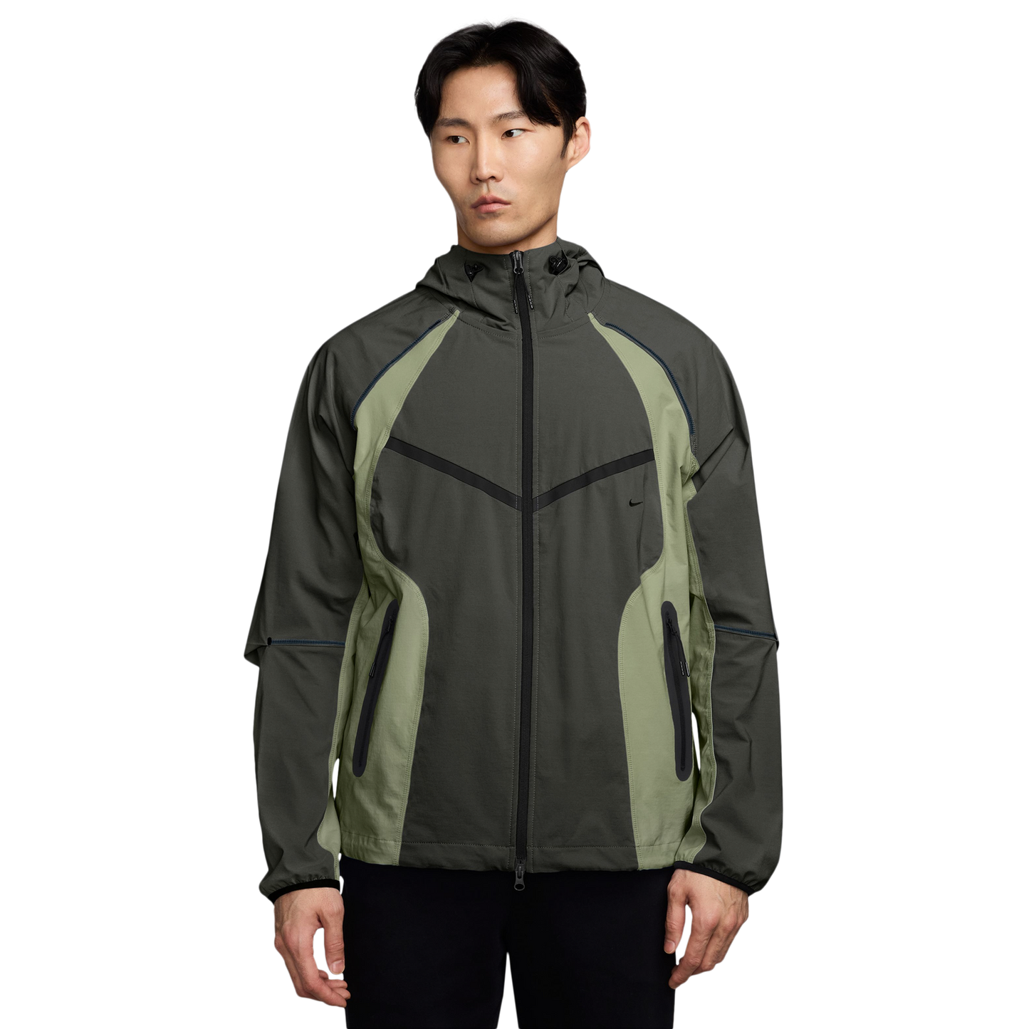 Nike Tech Woven Pro Full-Zip Jacket - Men's - Olive/Black