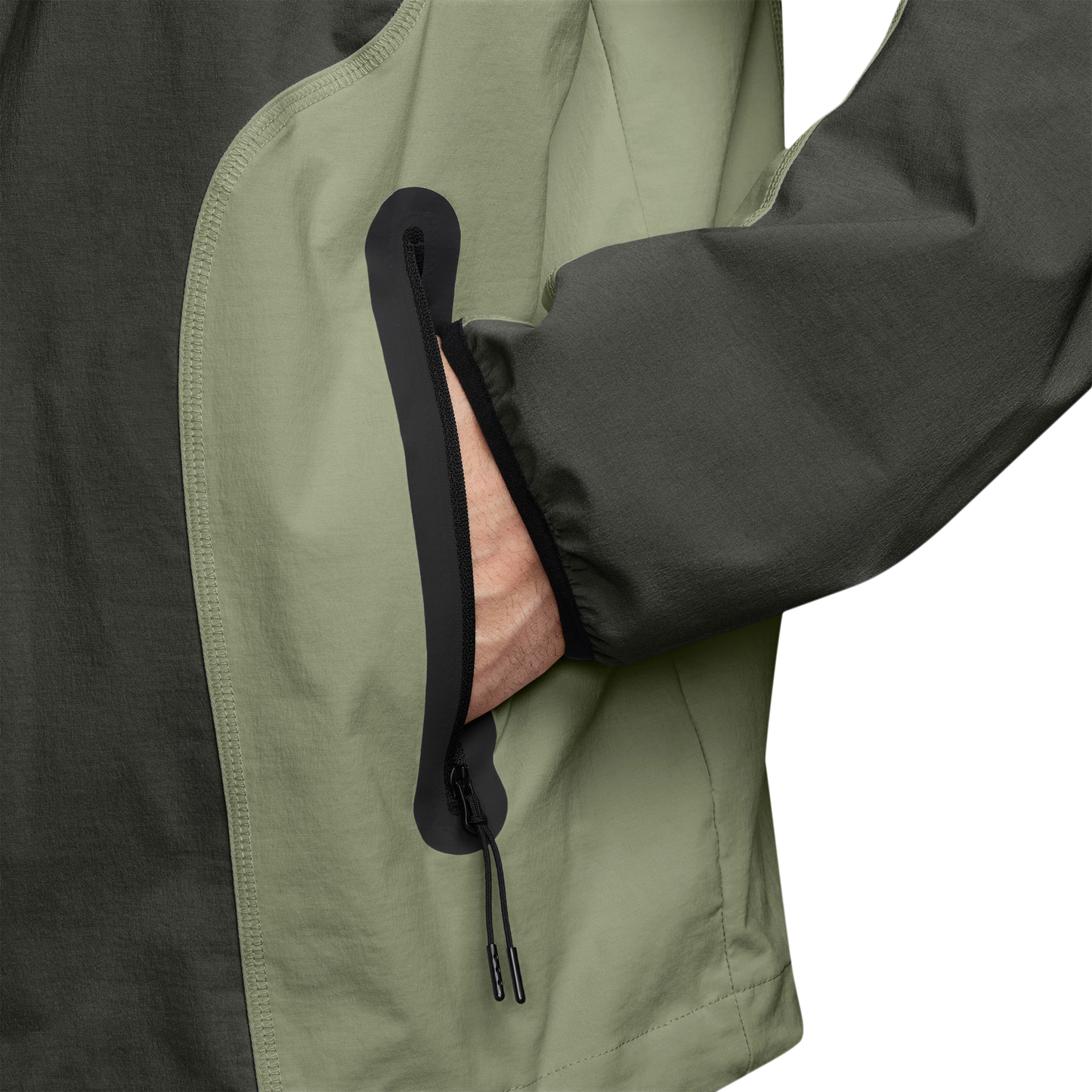 Nike Tech Woven Pro Full-Zip Jacket - Men's - Olive/Black