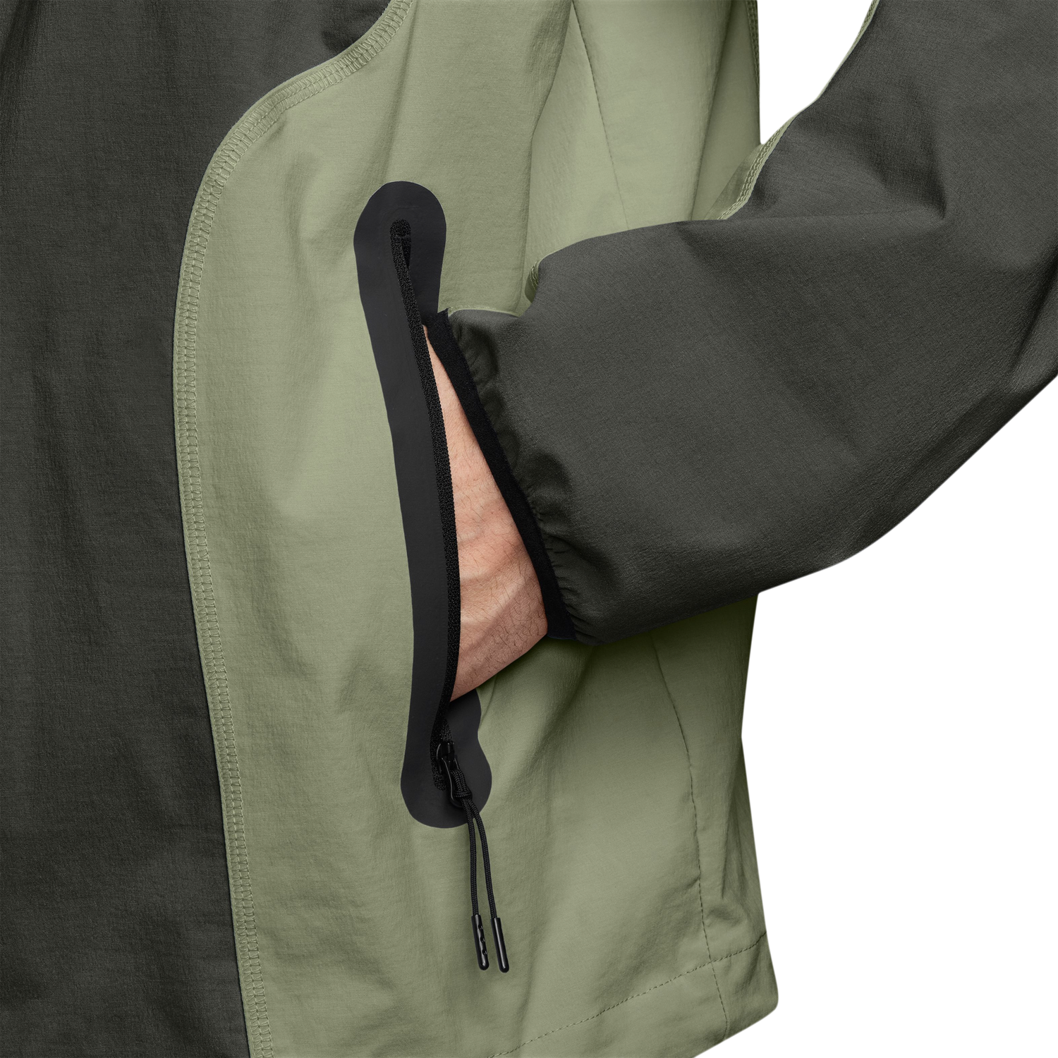 Nike Tech Woven Pro Full-Zip Jacket - Men's - Olive/Black