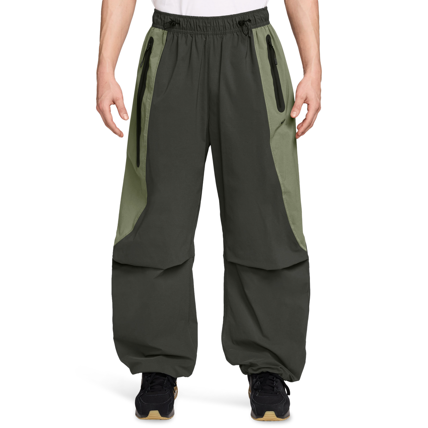 Nike Tech Woven Pro Oversized Pants - Men's - Olive/Black
