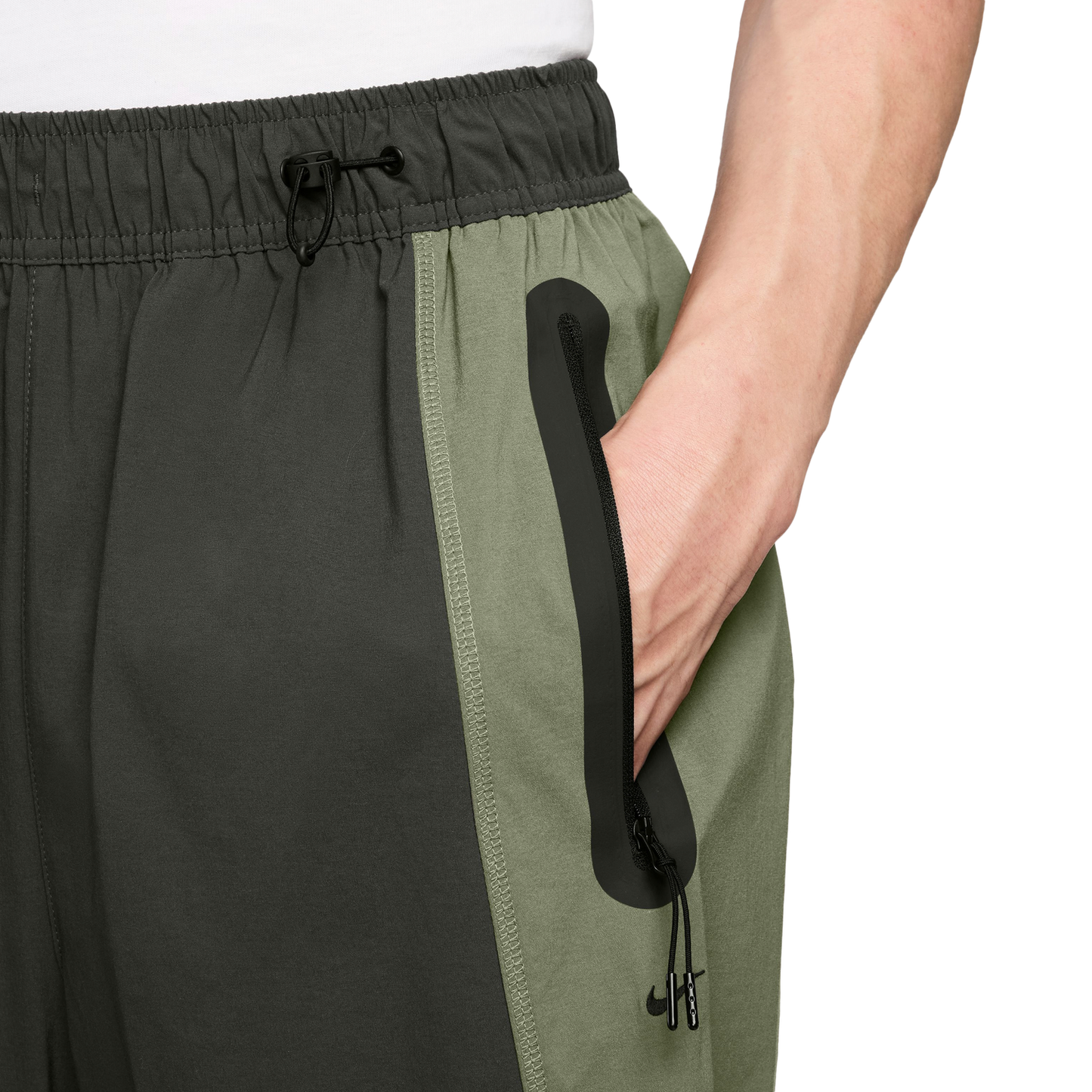 Nike Tech Woven Pro Oversized Pants - Men's - Olive/Black