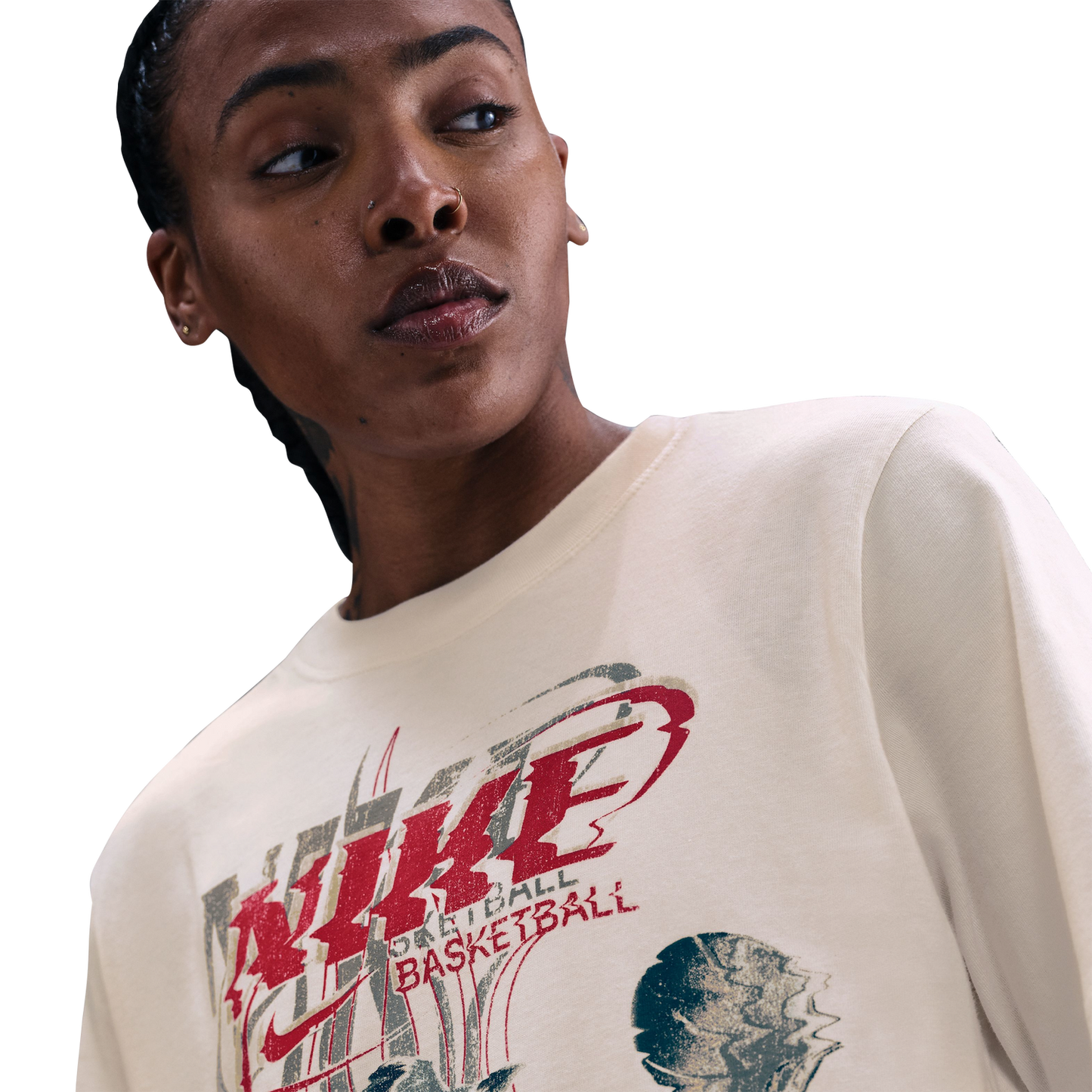Nike Essential Glitch T-shirt - Women's - White/Red