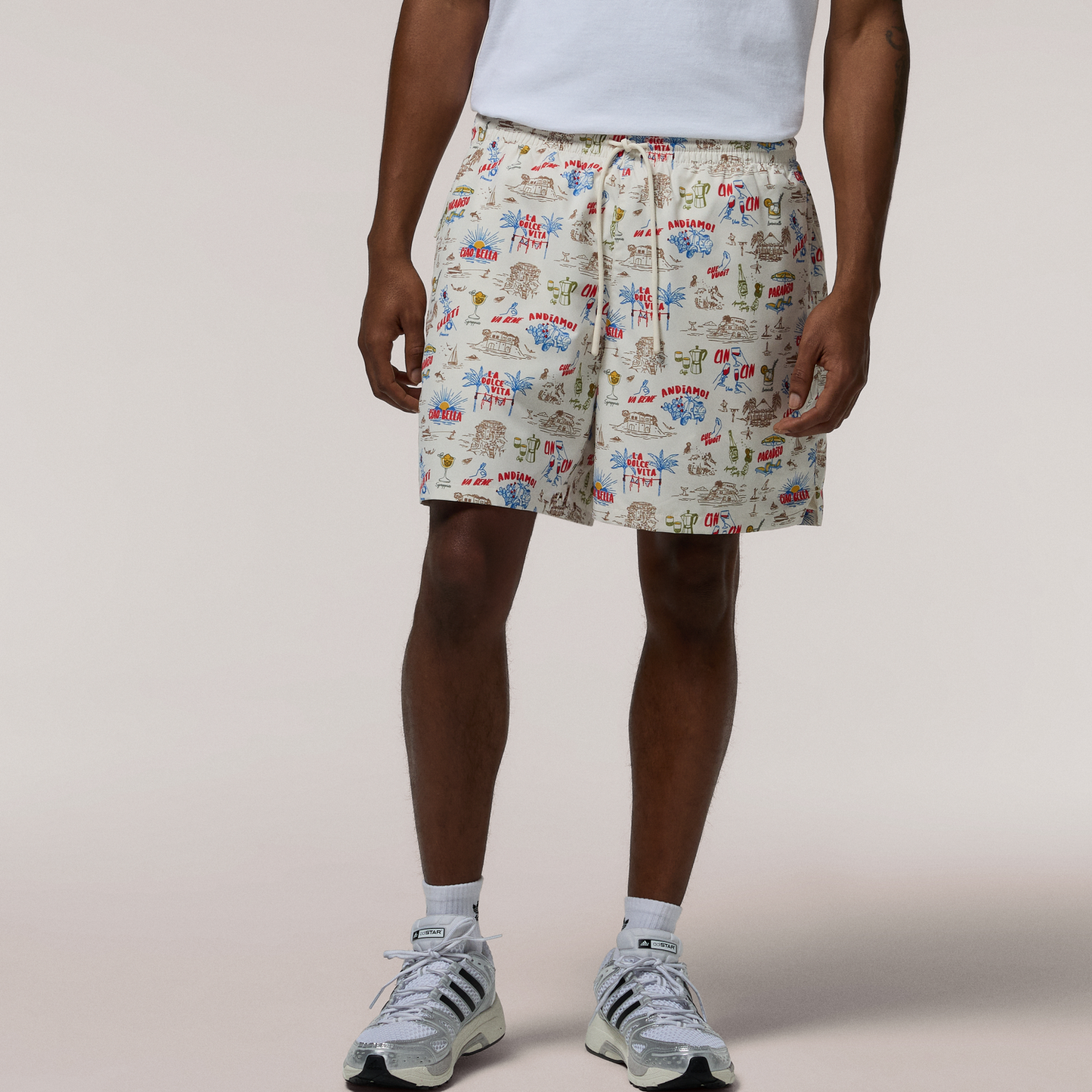 LCKR AA Nylon Shorts - Men's - Andiamo/Egret