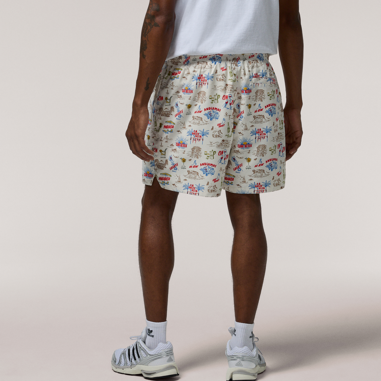 LCKR AA Nylon Shorts - Men's - Andiamo/Egret