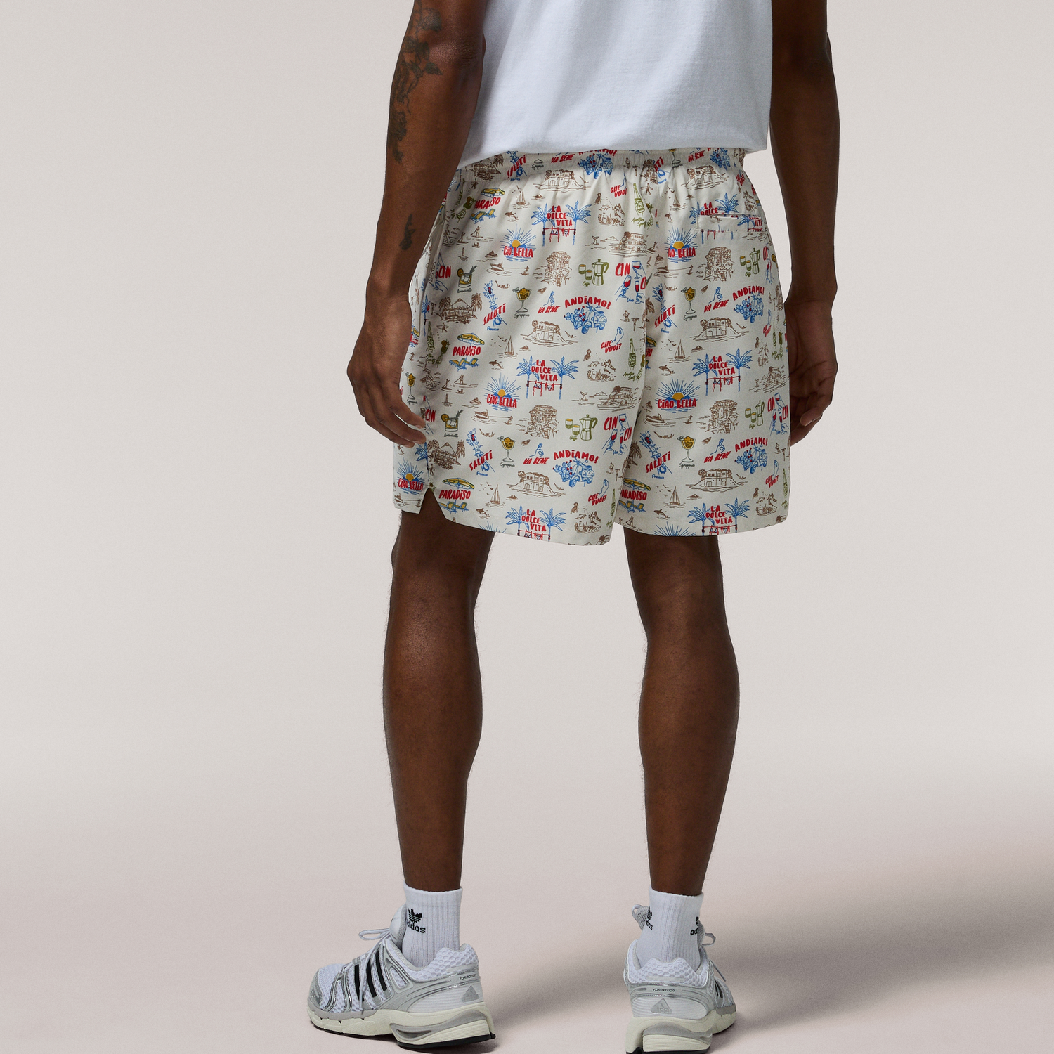 LCKR AA Nylon Shorts - Men's - Andiamo/Egret