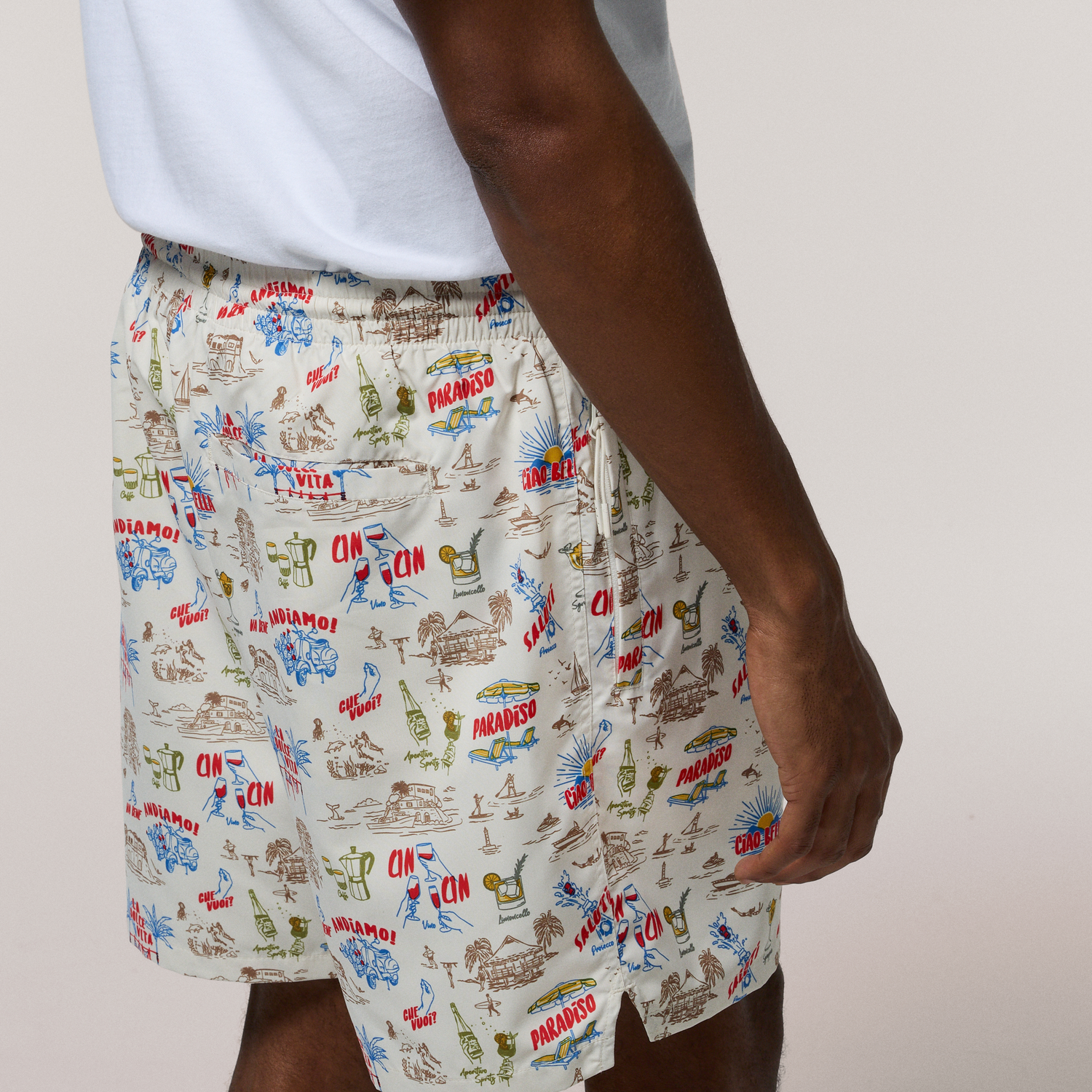 LCKR AA Nylon Shorts - Men's - Andiamo/Egret