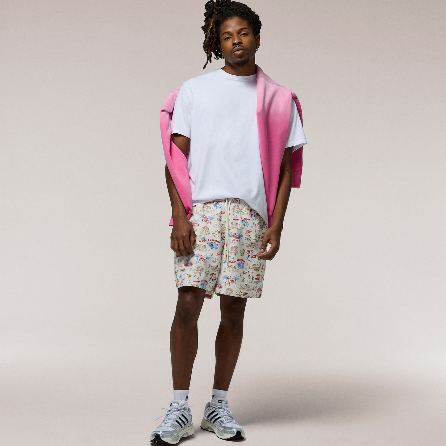 LCKR AA Nylon Shorts - Men's - Andiamo/Egret