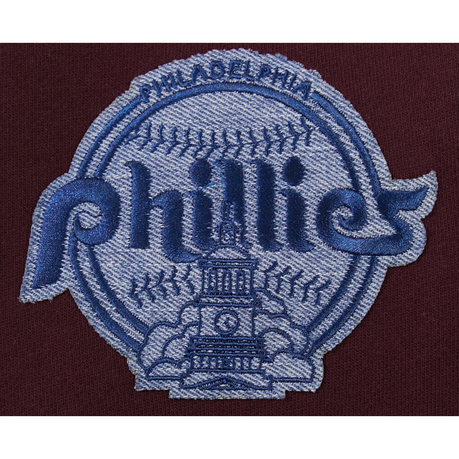 Pro Standard Phillies Pullover Hoodie - Men's - Wine