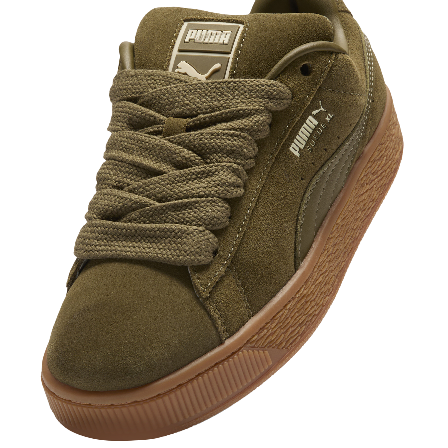 PUMA Suede XL - Women's - Wild Willow/Sugared Almond/Wild Willow