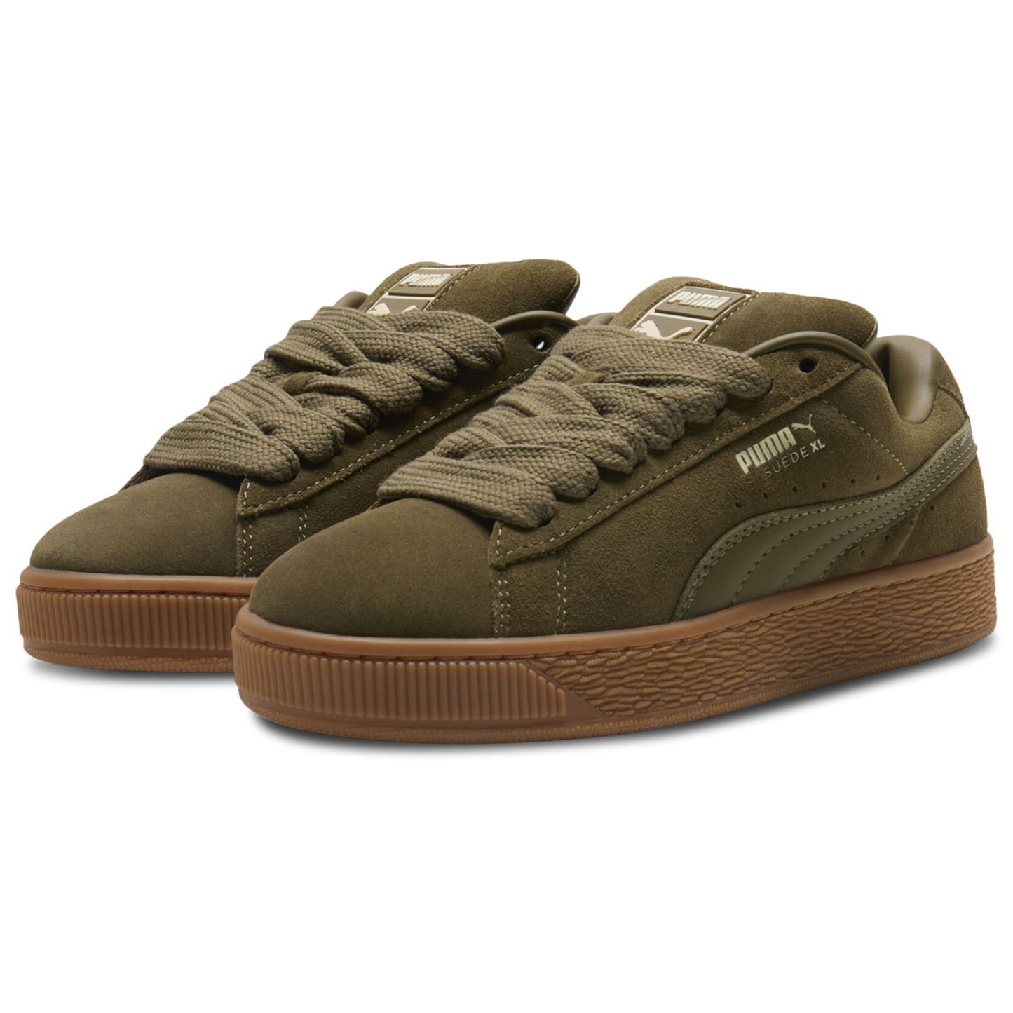 PUMA Suede XL - Women's - Wild Willow/Sugared Almond/Wild Willow