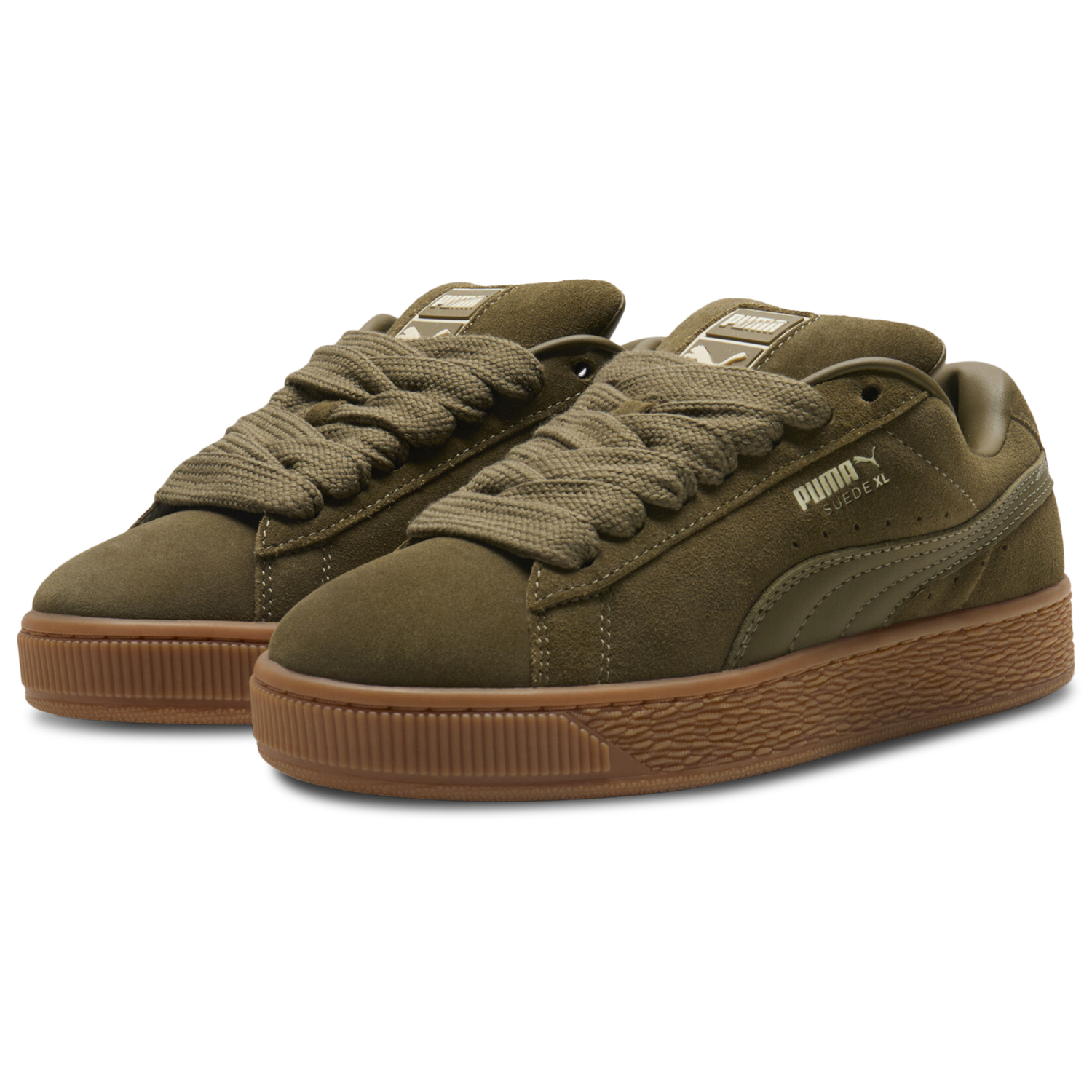 PUMA Suede XL - Women's - Wild Willow/Sugared Almond/Wild Willow