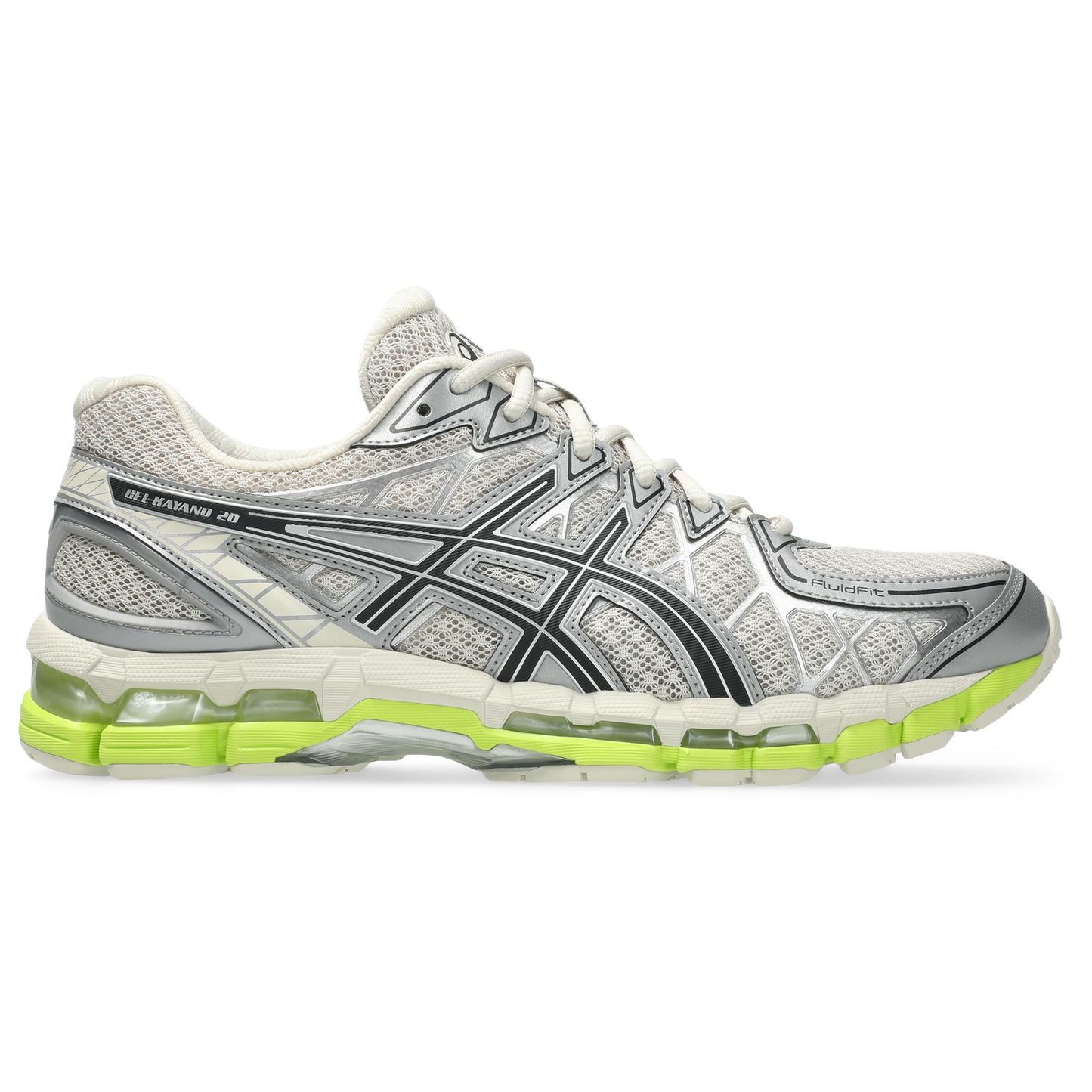 ASICS® GEL-Kayano 20 - Men's - Black/Lime/Smoke Gray