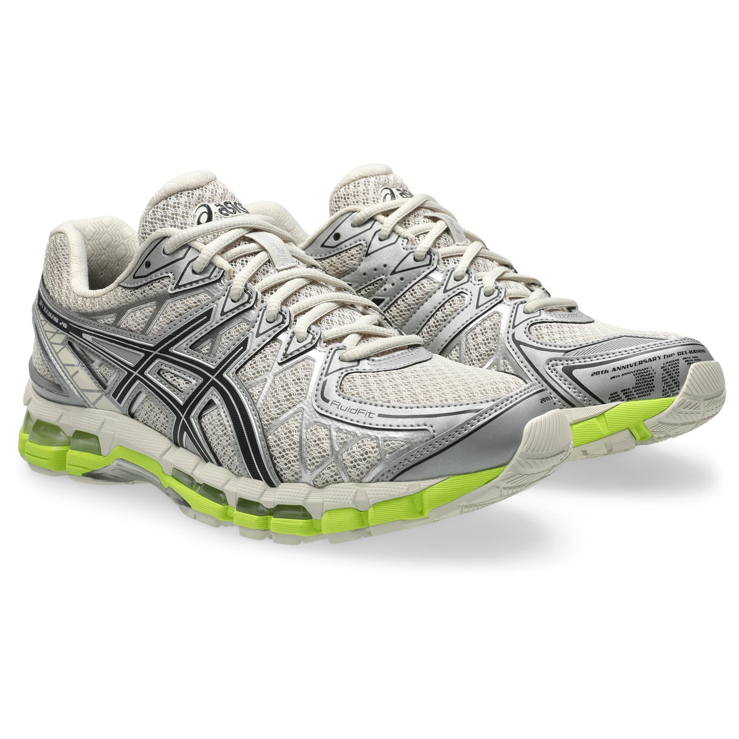 ASICS® GEL-Kayano 20 - Men's - Black/Lime/Smoke Gray