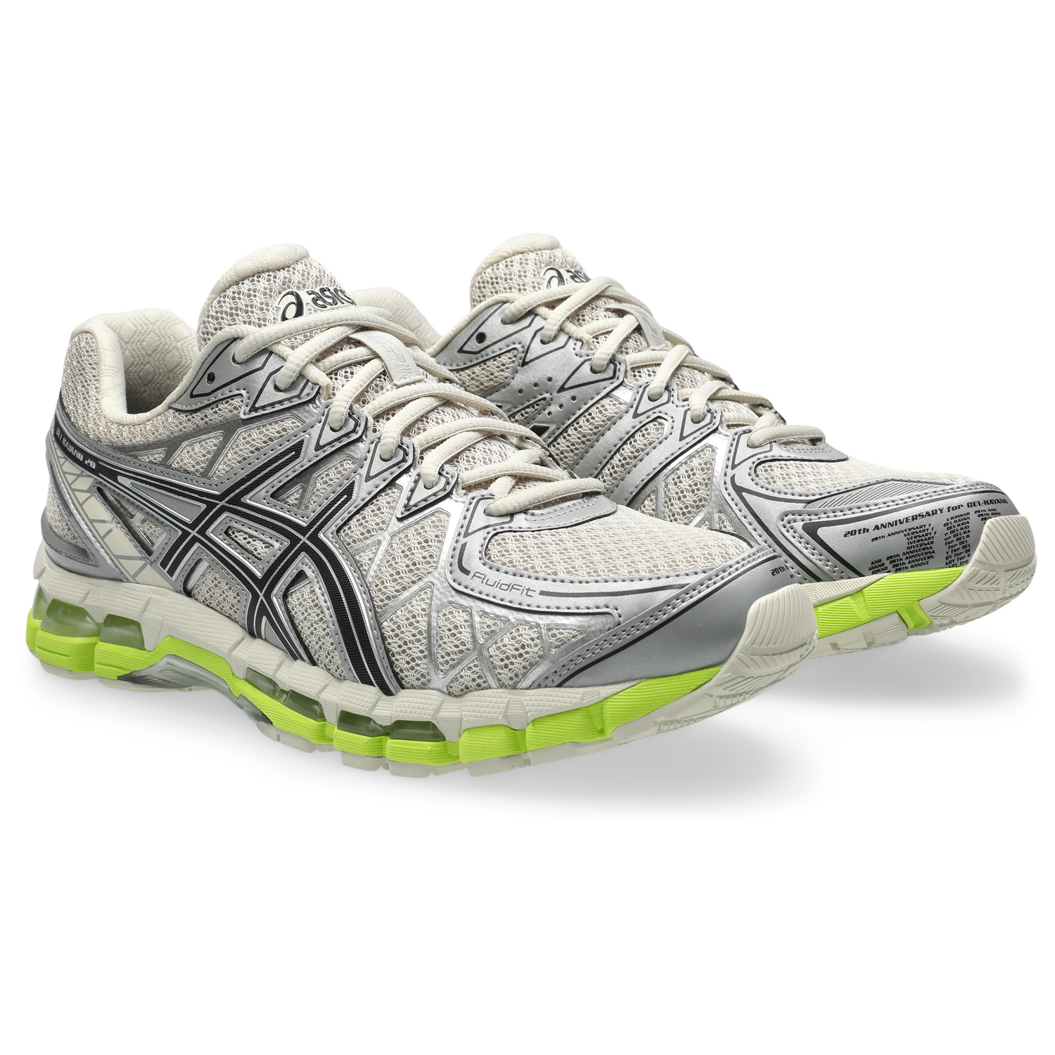 ASICS® GEL-Kayano 20 - Men's - Black/Lime/Smoke Gray