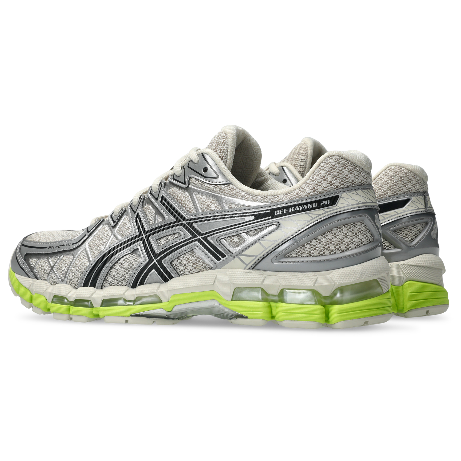 ASICS® GEL-Kayano 20 - Men's - Black/Lime/Smoke Gray
