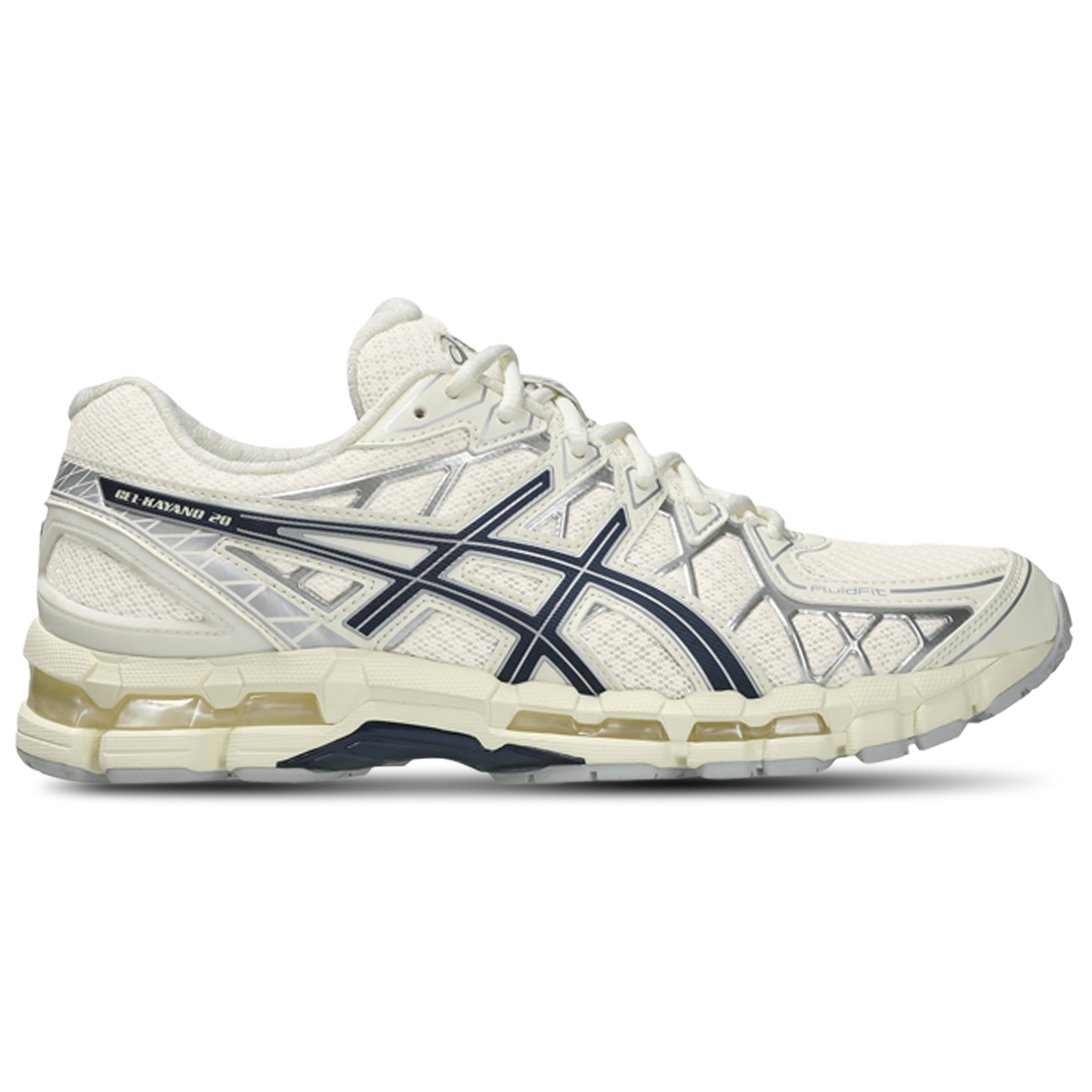 ASICS® GEL-Kayano 20 - Women's - Cream/Independence Blue
