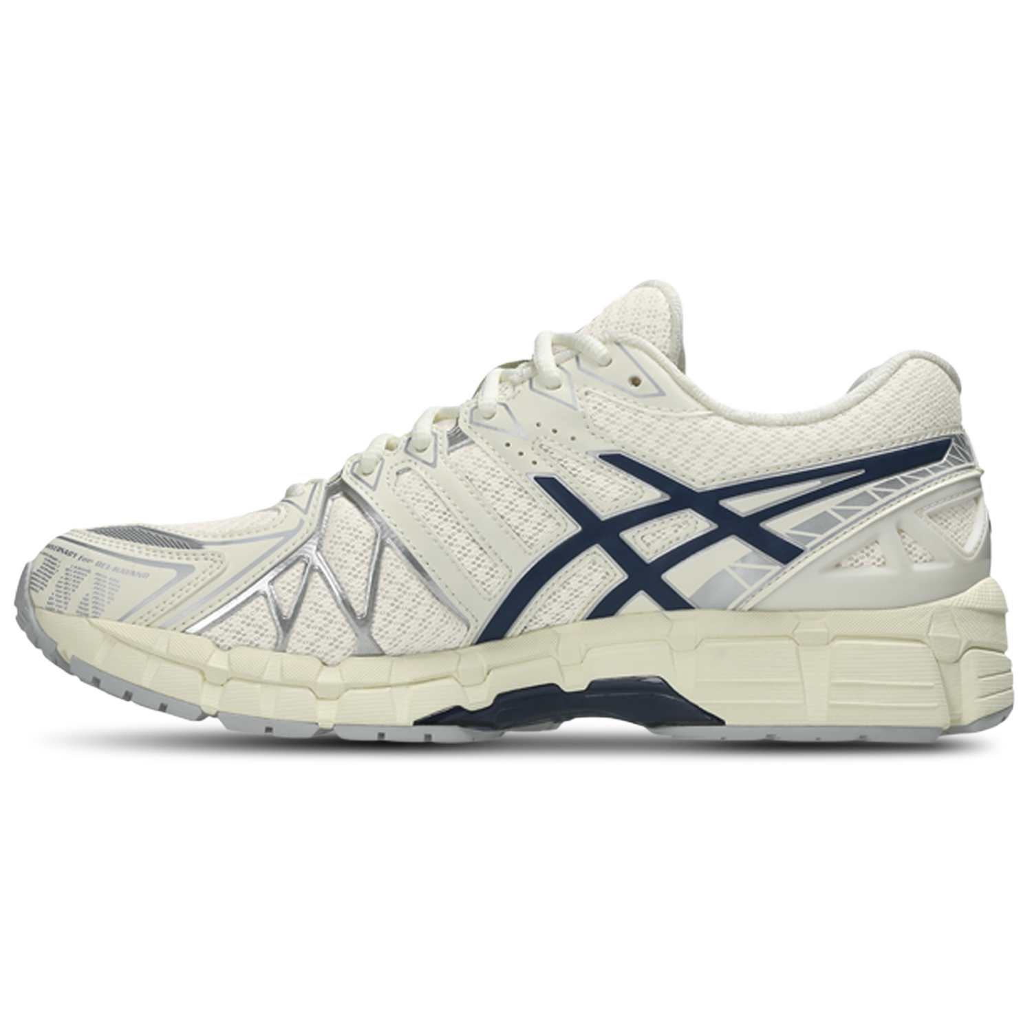 ASICS® GEL-Kayano 20 - Women's - Cream/Independence Blue