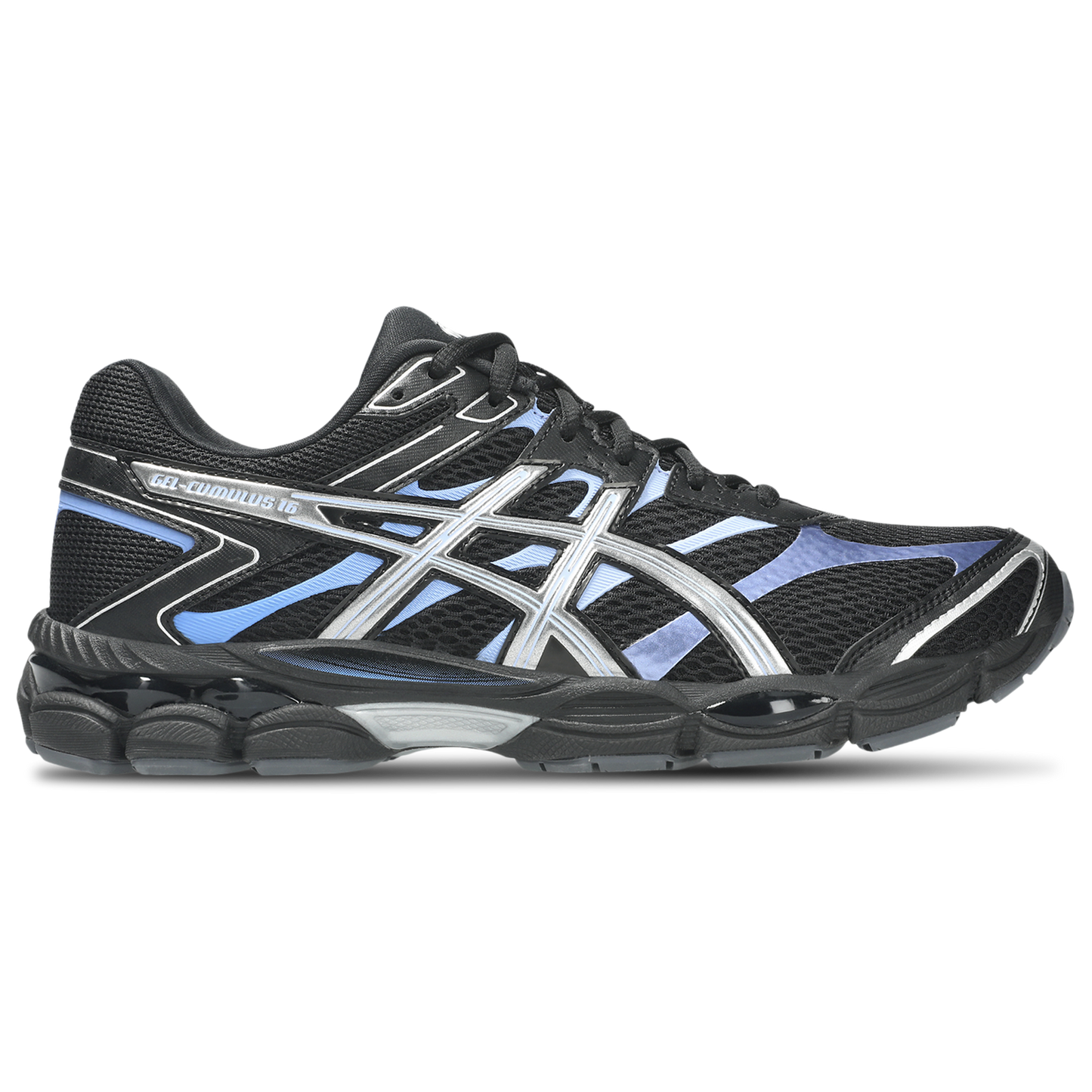 ASICS® GEL-Cumulus 16 - Men's - Black/Pure Silver/Blue