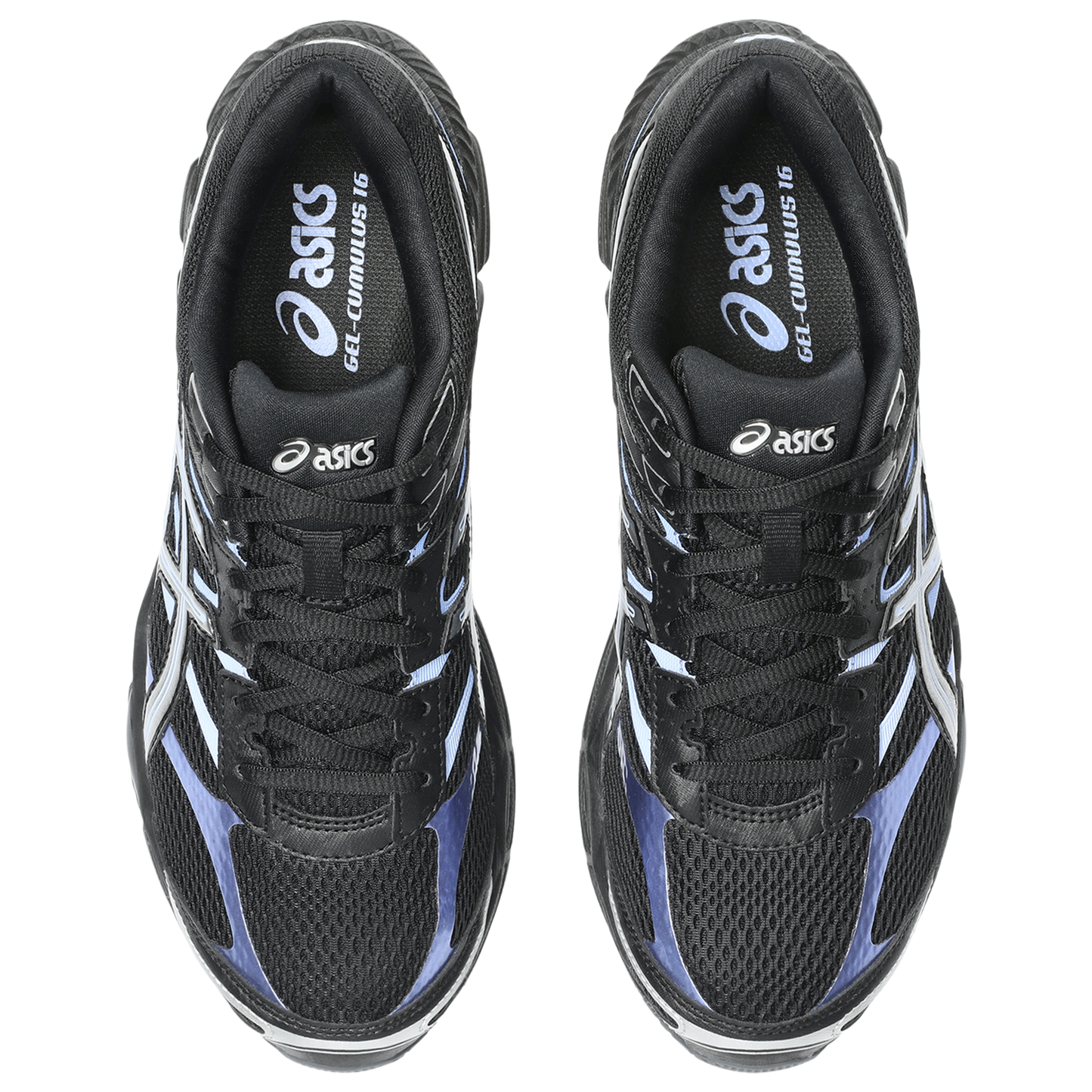 ASICS® GEL-Cumulus 16 - Men's - Black/Pure Silver/Blue