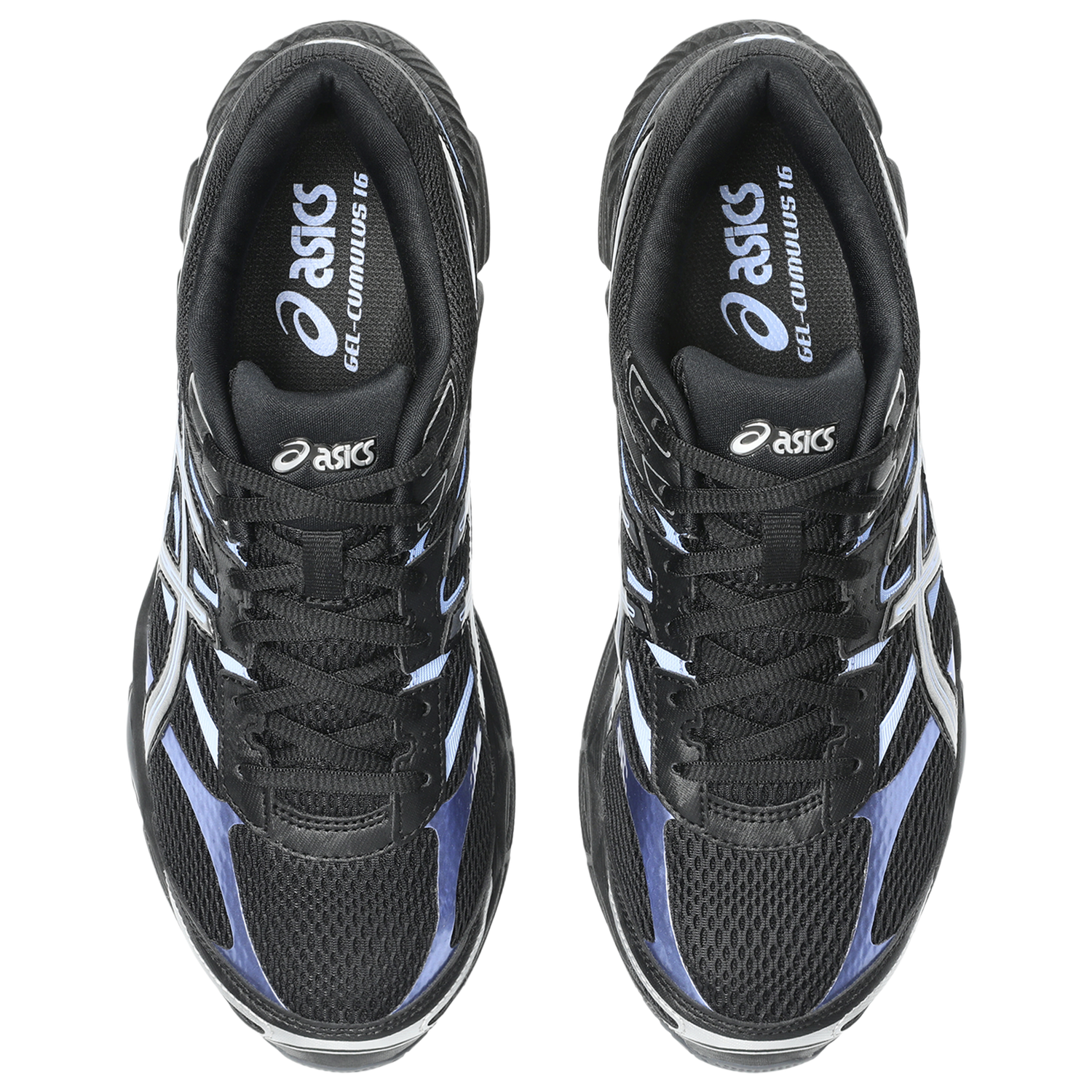 ASICS® GEL-Cumulus 16 - Men's - Black/Pure Silver/Blue