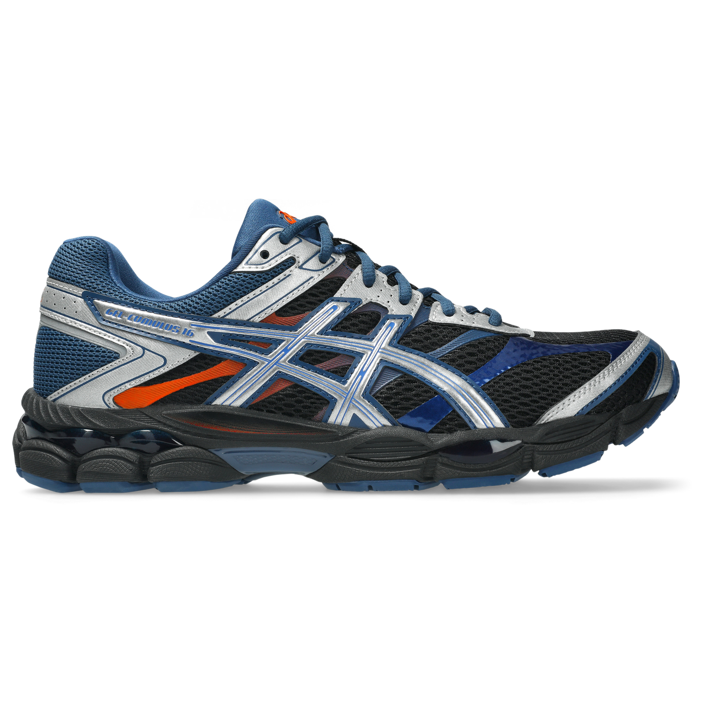 ASICS® GEL-Cumulus 16 - Men's - Illusion Blue/Black/Orange