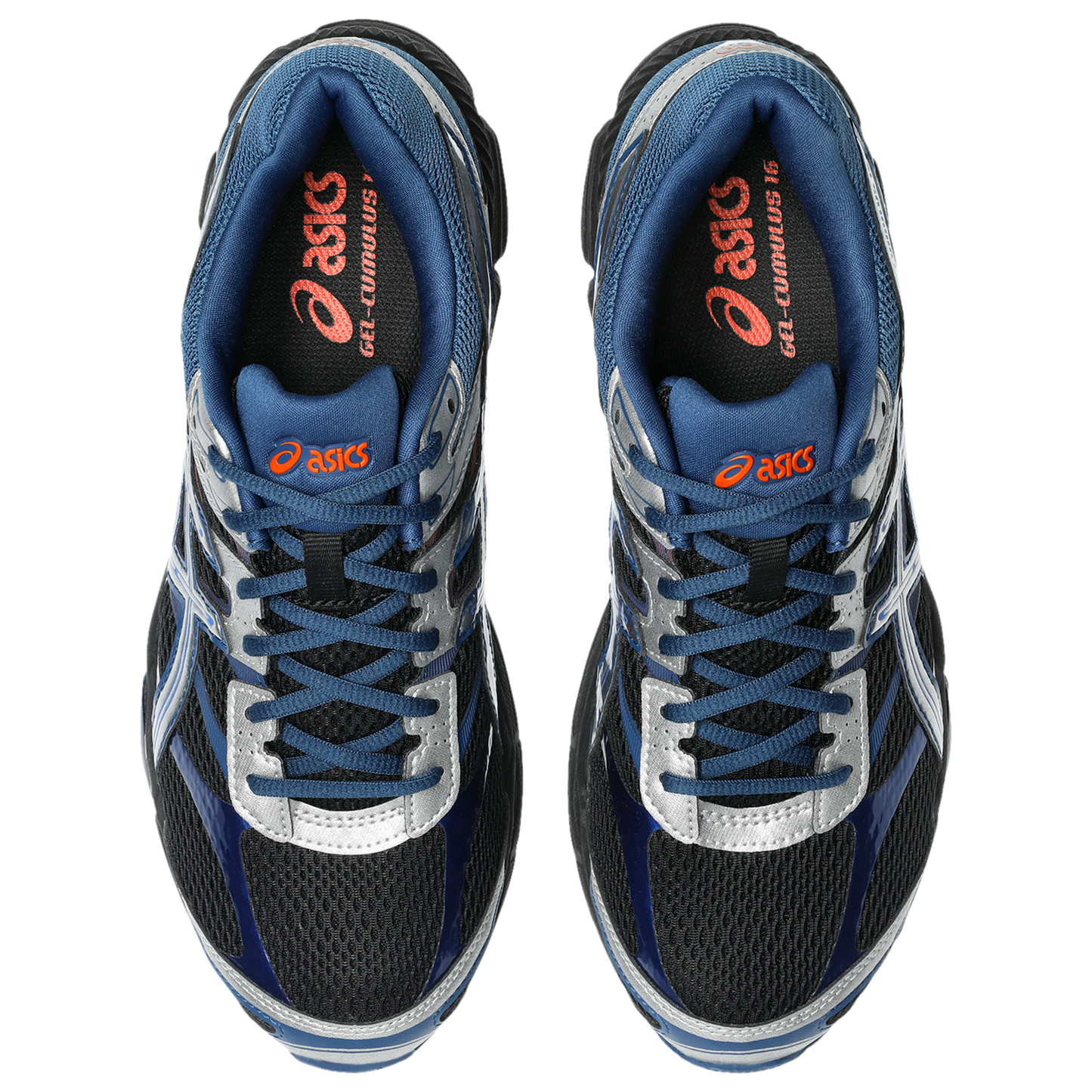 ASICS® GEL-Cumulus 16 - Men's - Illusion Blue/Black/Orange