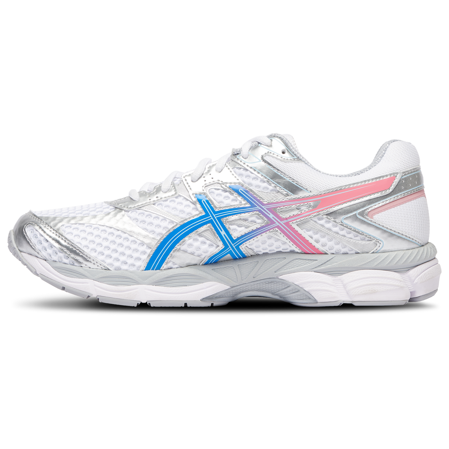 ASICS® GEL-Cumulus 16 - Men's - Pure Silver/White/Blue