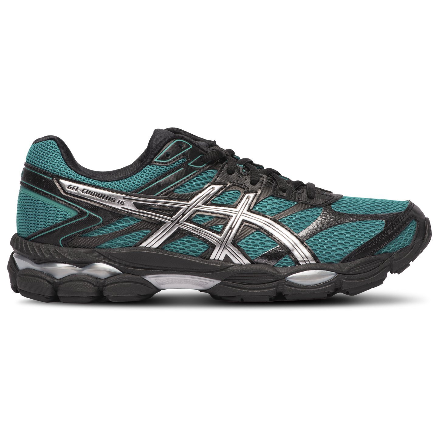 ASICS® GEL-Cumulus 16 - Men's - Teal/Silver/Black