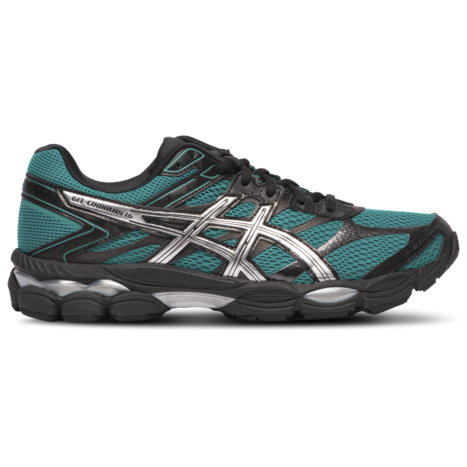 ASICS® GEL-Cumulus 16 - Men's - Teal/Silver/Black
