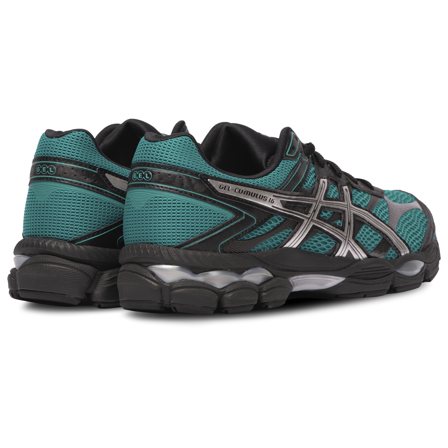 ASICS® GEL-Cumulus 16 - Men's - Teal/Silver/Black