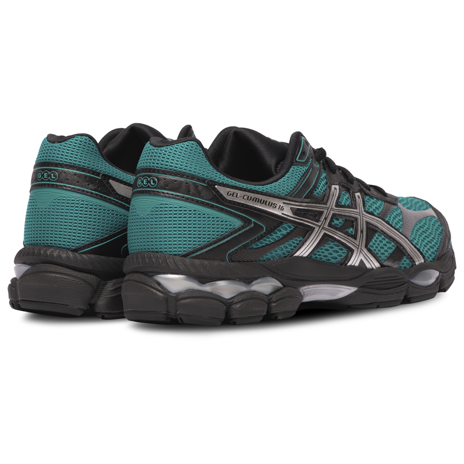 ASICS® GEL-Cumulus 16 - Men's - Teal/Silver/Black