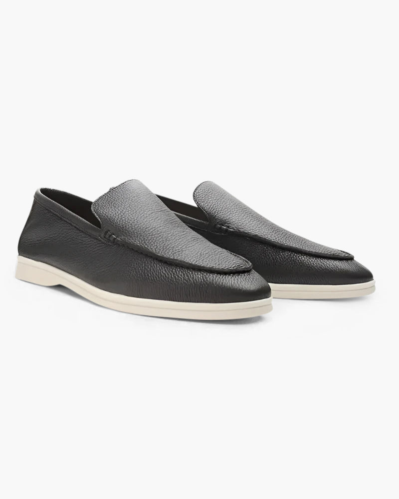 Men's Cowhide Leather Loafers - foto 3