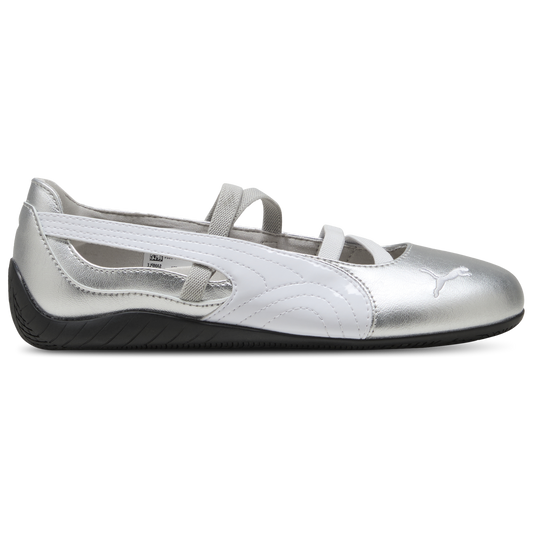 PUMA Speedcat Ballet Metallic - Women's - Silver Metallic/White