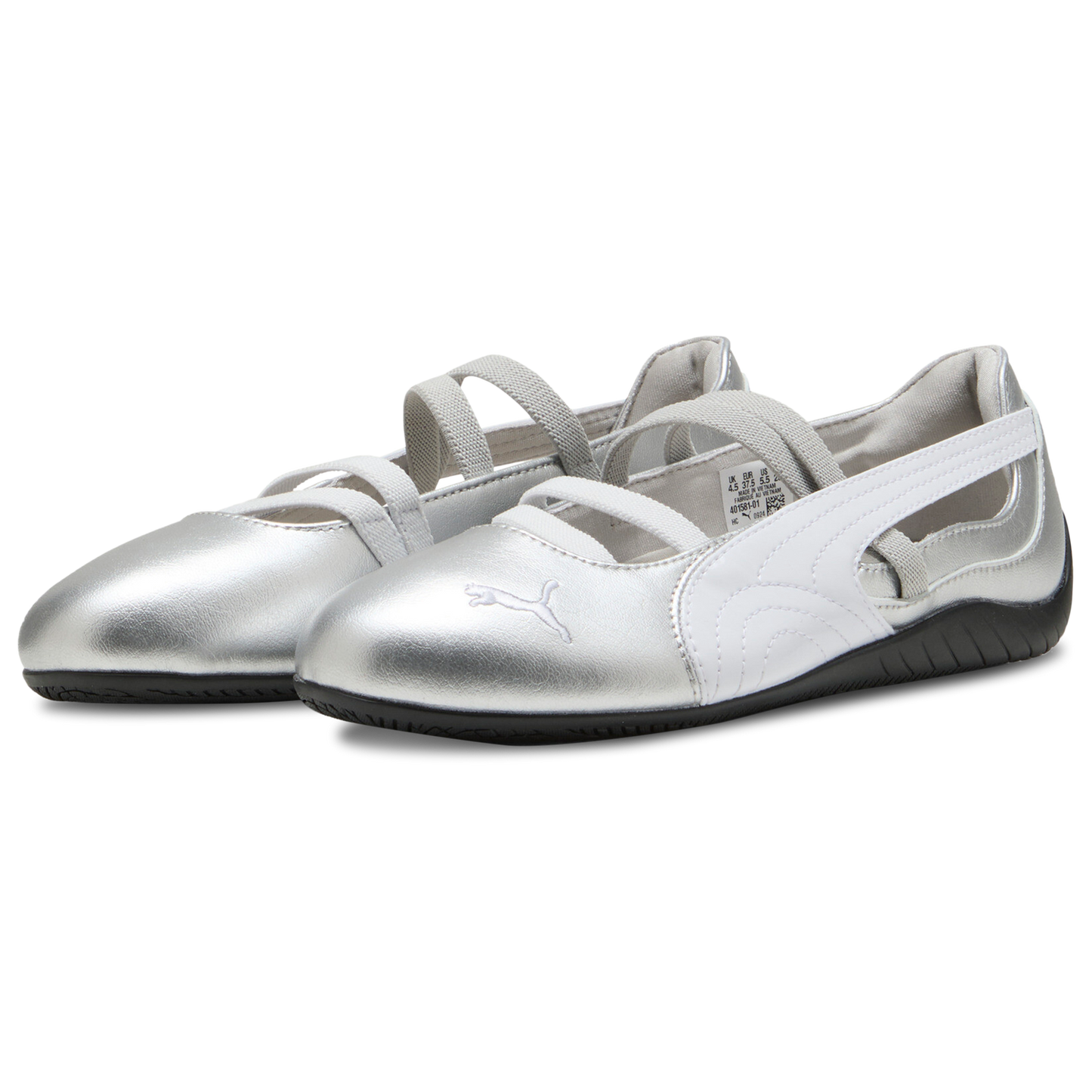 PUMA Speedcat Ballet Metallic - Women's - Silver Metallic/White